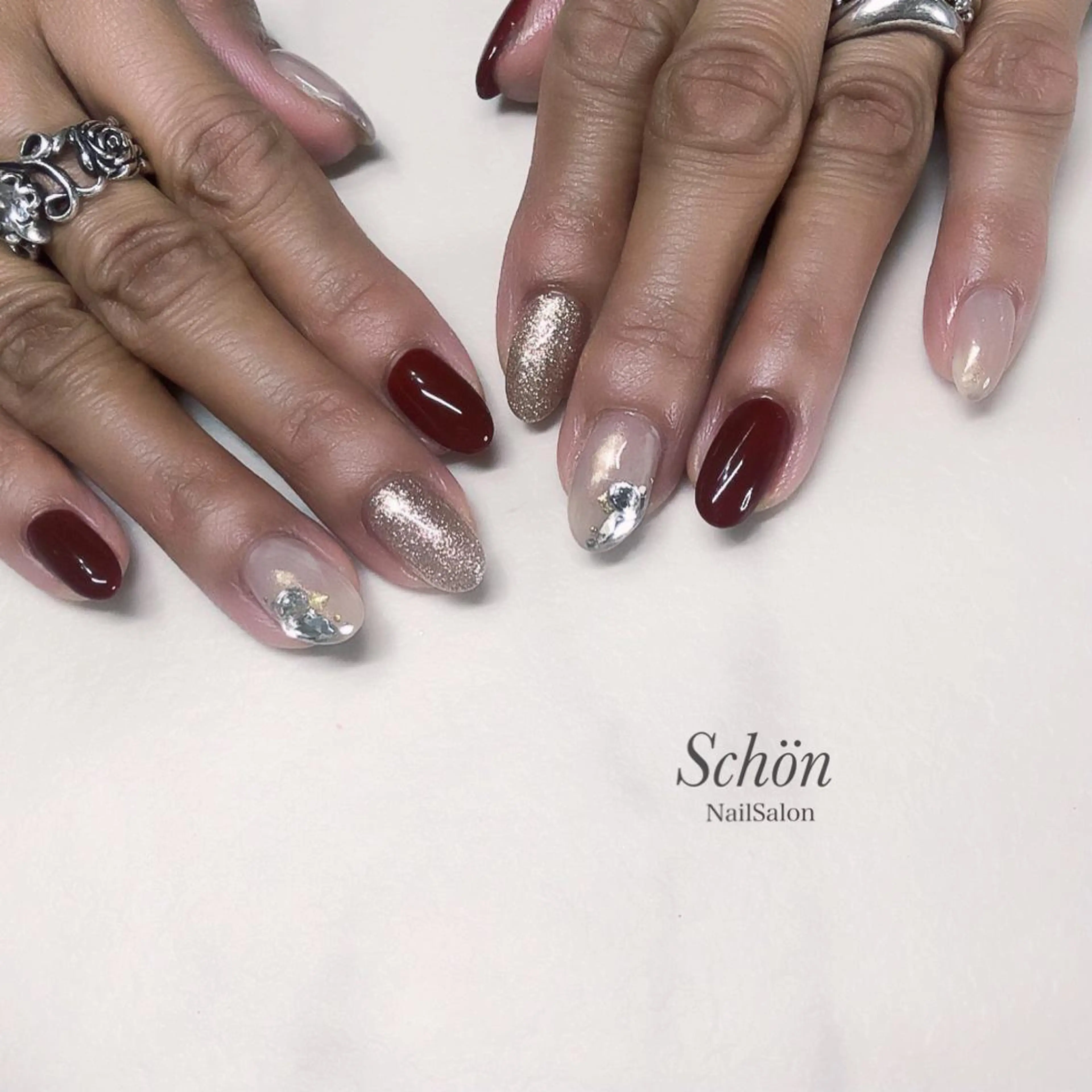 持ち込みデザインok!ソフトジェルオフ無料【デザイン2本】ハードコーティング込みの写真