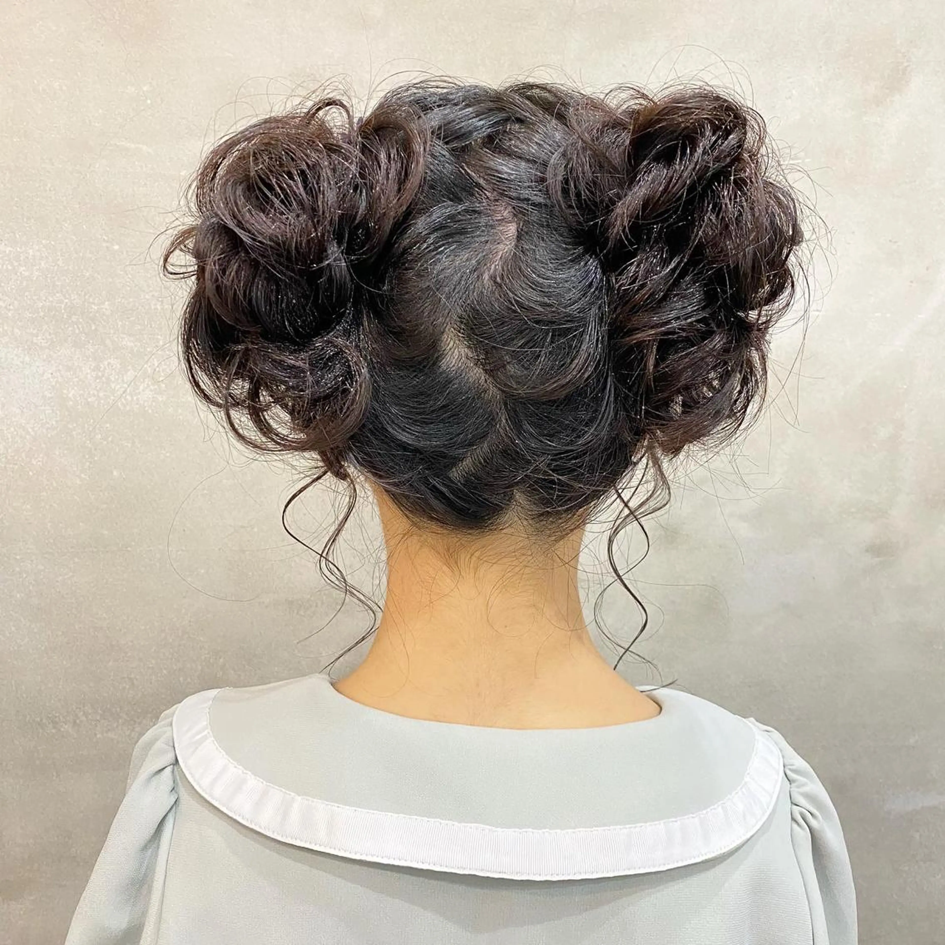 セミロング まつパ・ヘアセット ♡Chinami♡のマツエク・マツパデザイン