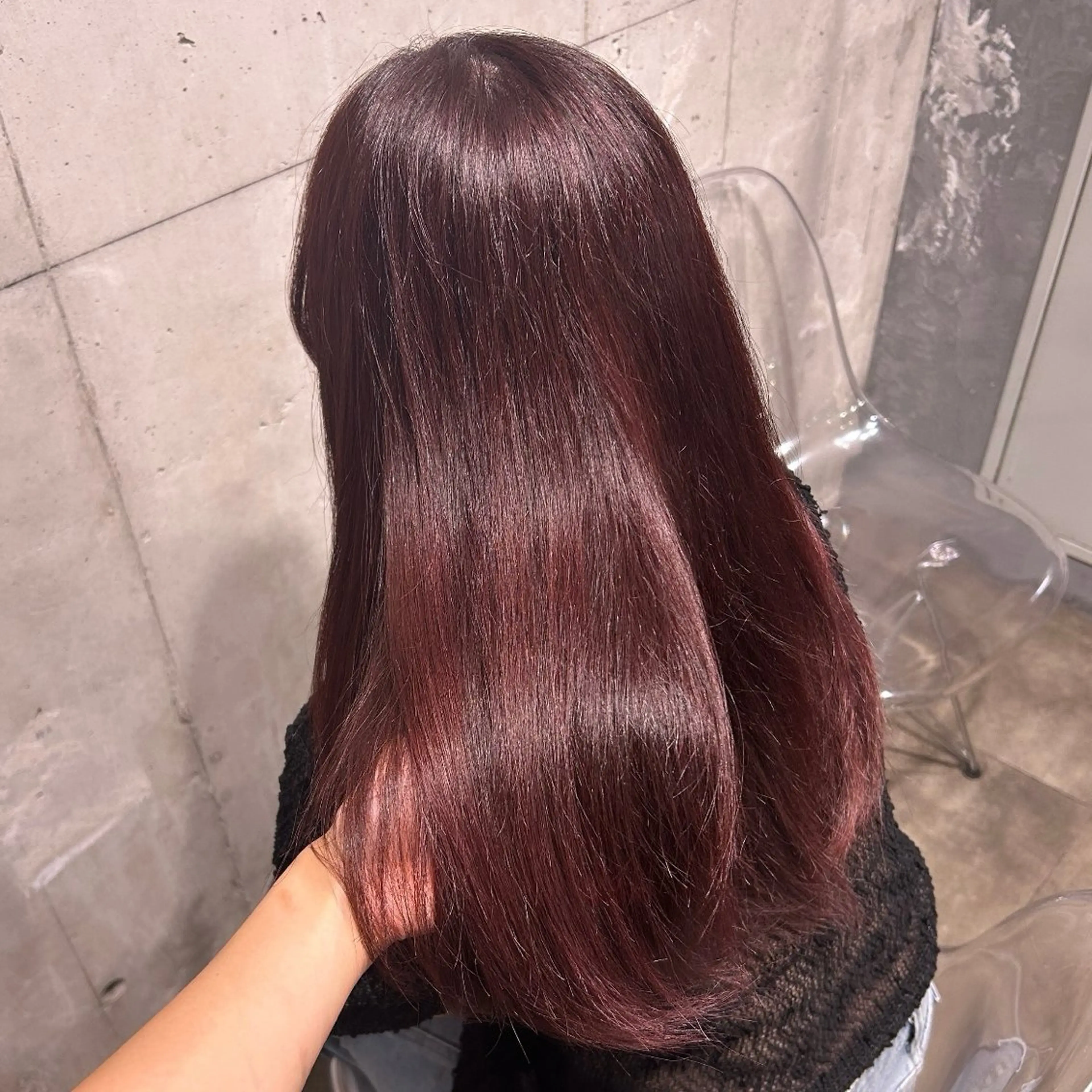 ロング IS所属・横浜美容室/透明感 カラー/レイヤーのヘアスタイル