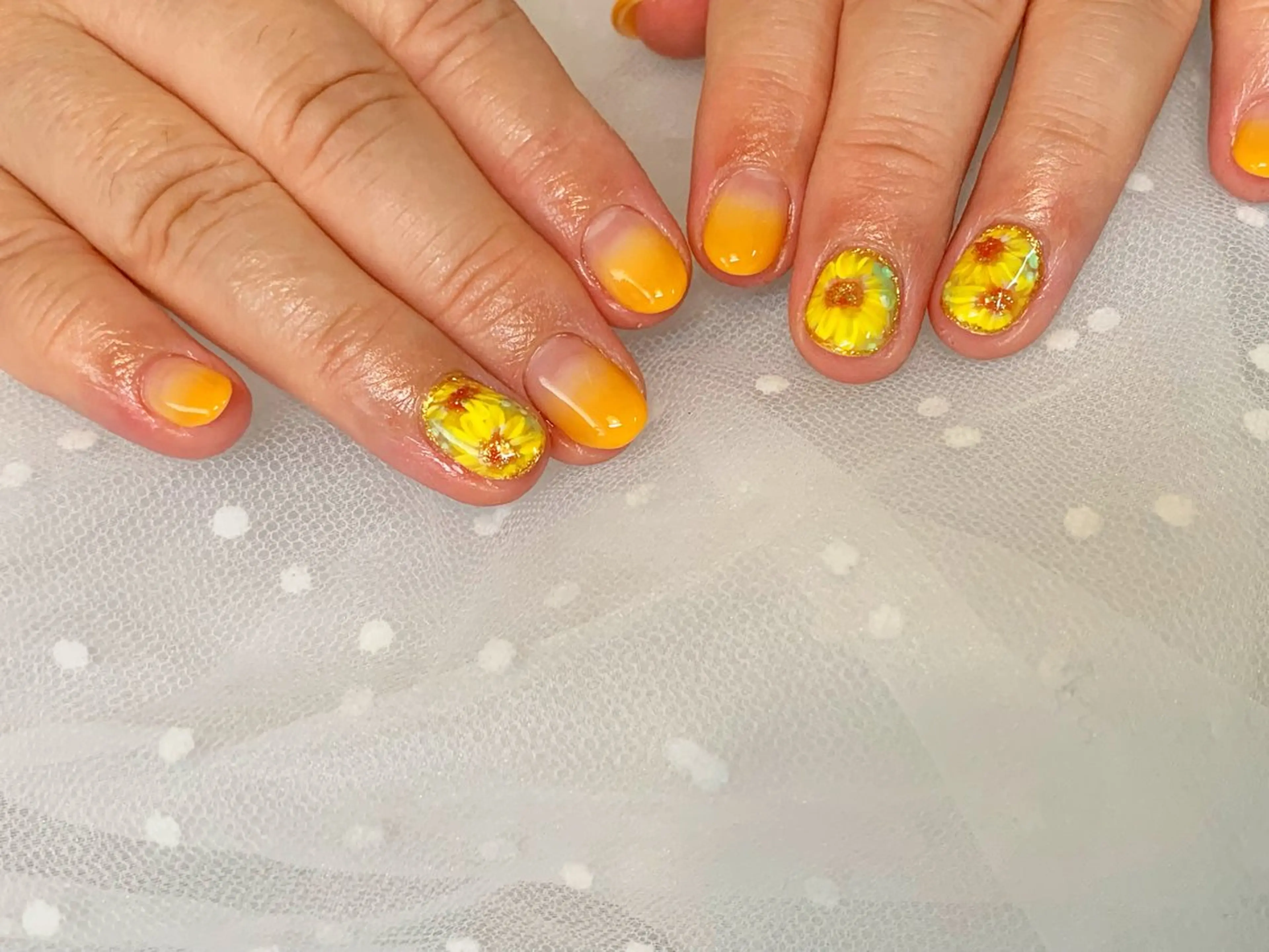 ネイル ハンドネイル フットネイル GéRanium Harukaのネイルデザイン