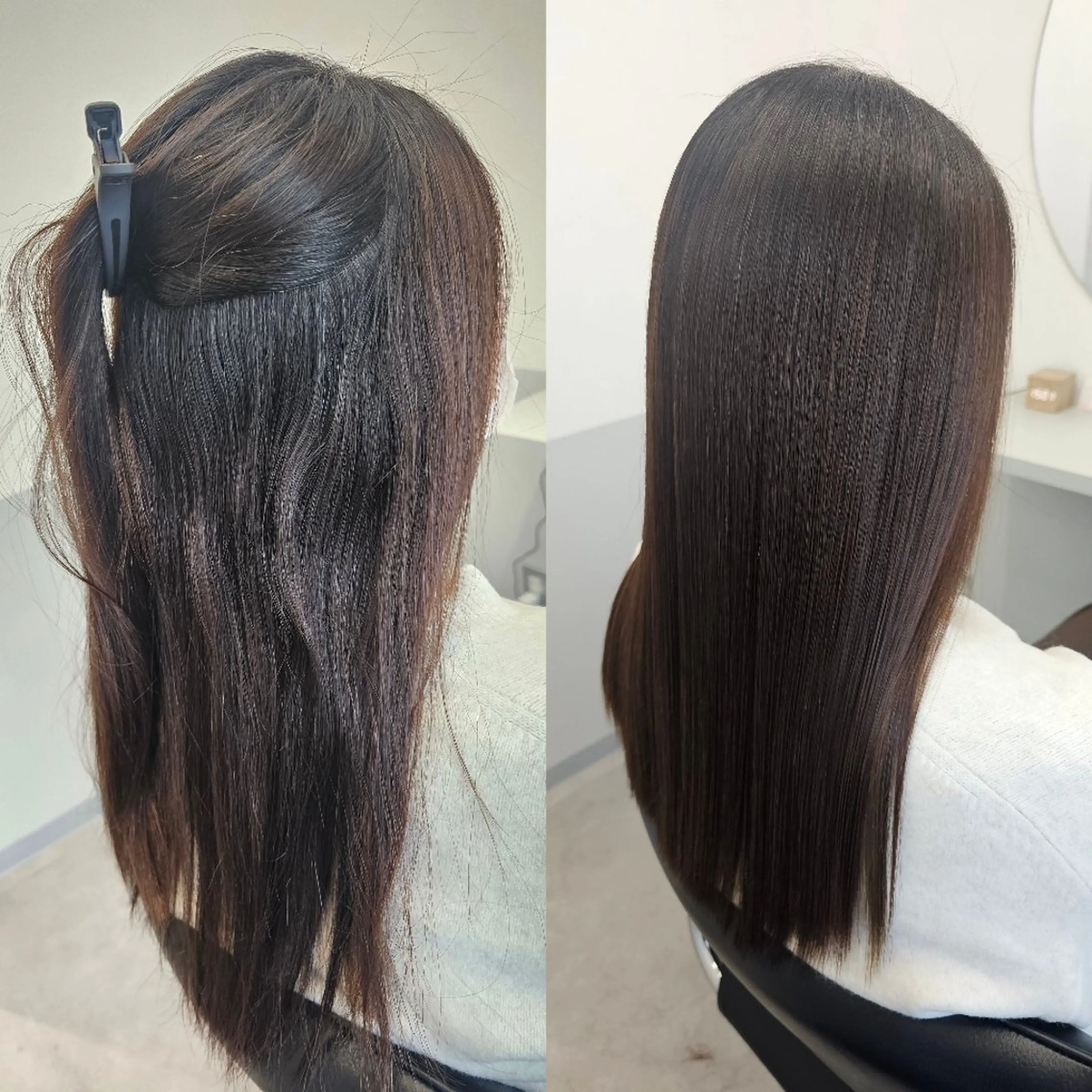 【どんな癖毛もさらさらに★人気No.1ダメージほぼ0髪質改善酸性ストレート】cut&straight&treatmentの写真