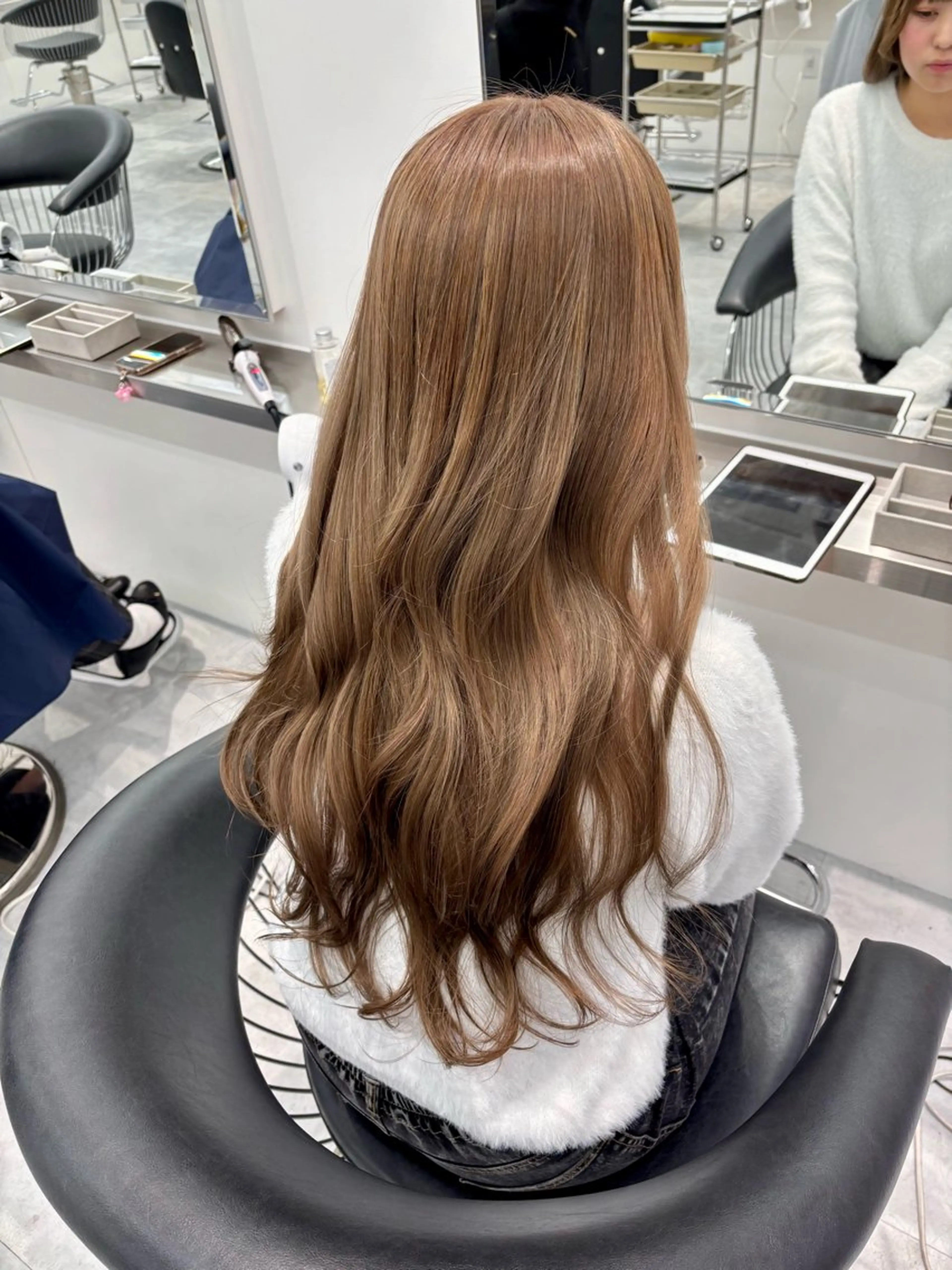 ロング カット ヘアカラー ParveMix 🪽鳥取彩花のヘアスタイル