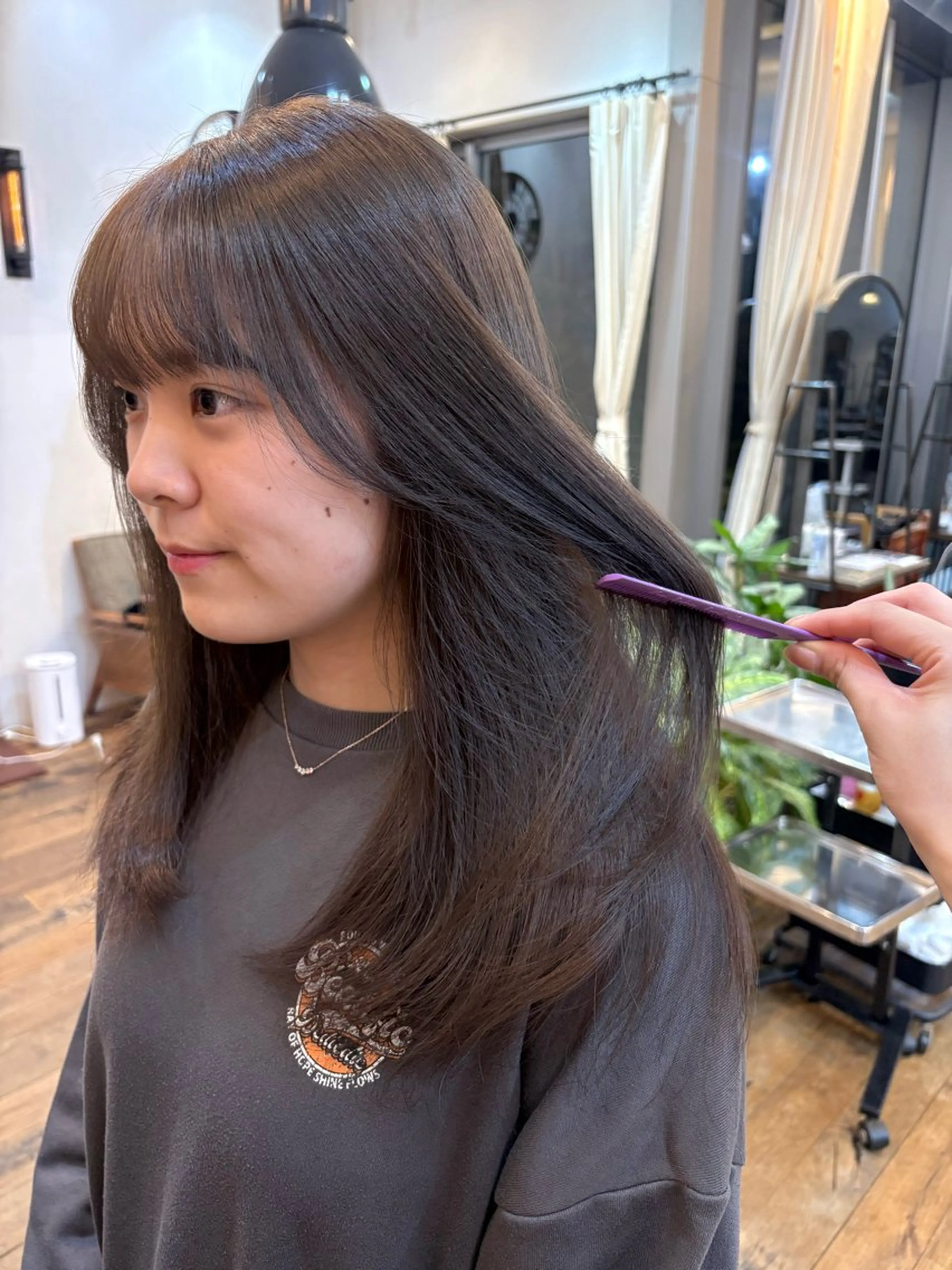 ロング ヘアカラー Belle 並木通り店所属・rena/ パーマ/カラーのヘアスタイル