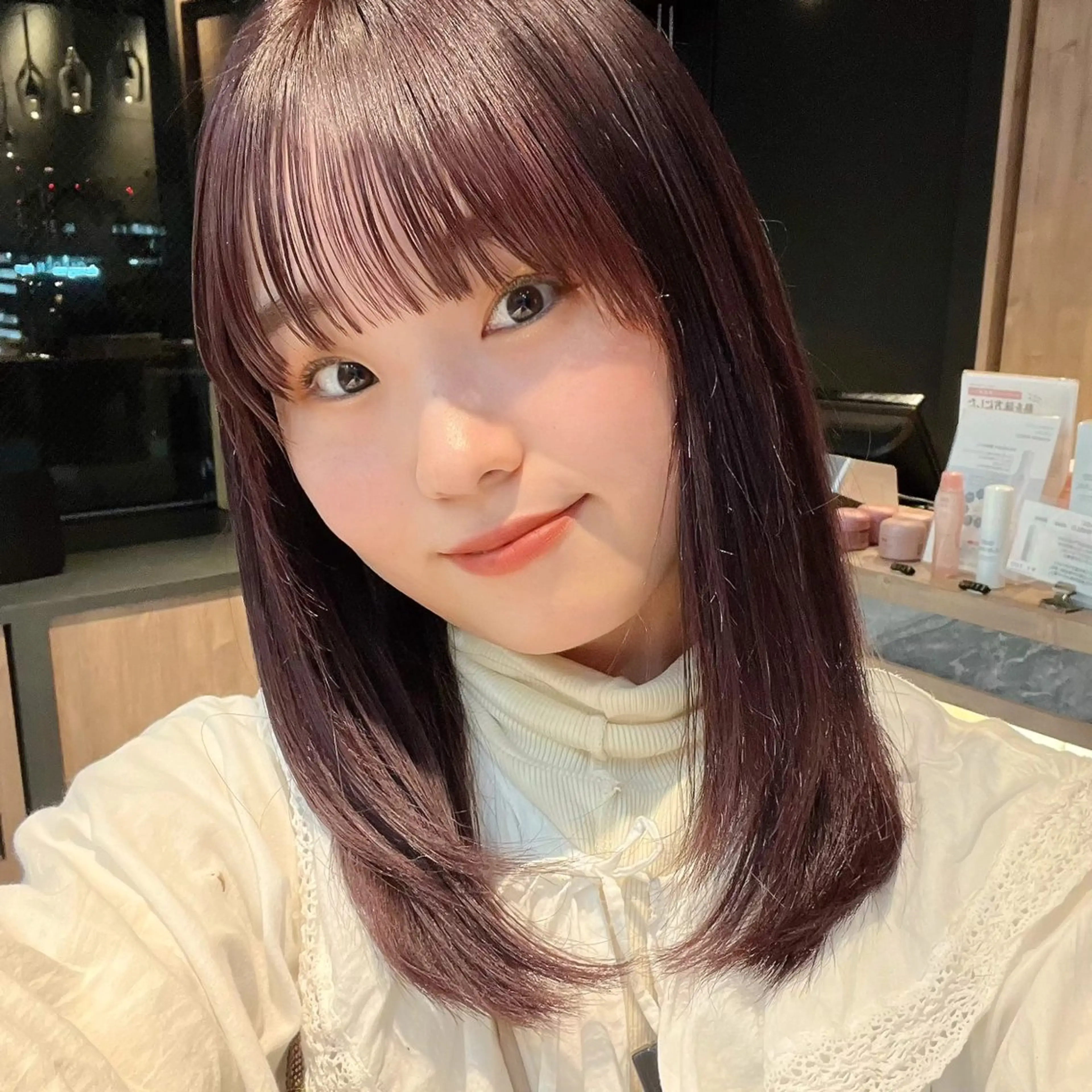 ショート カラー 暖色/艶髪/ボブ/ ショート/Ayaのヘアスタイル