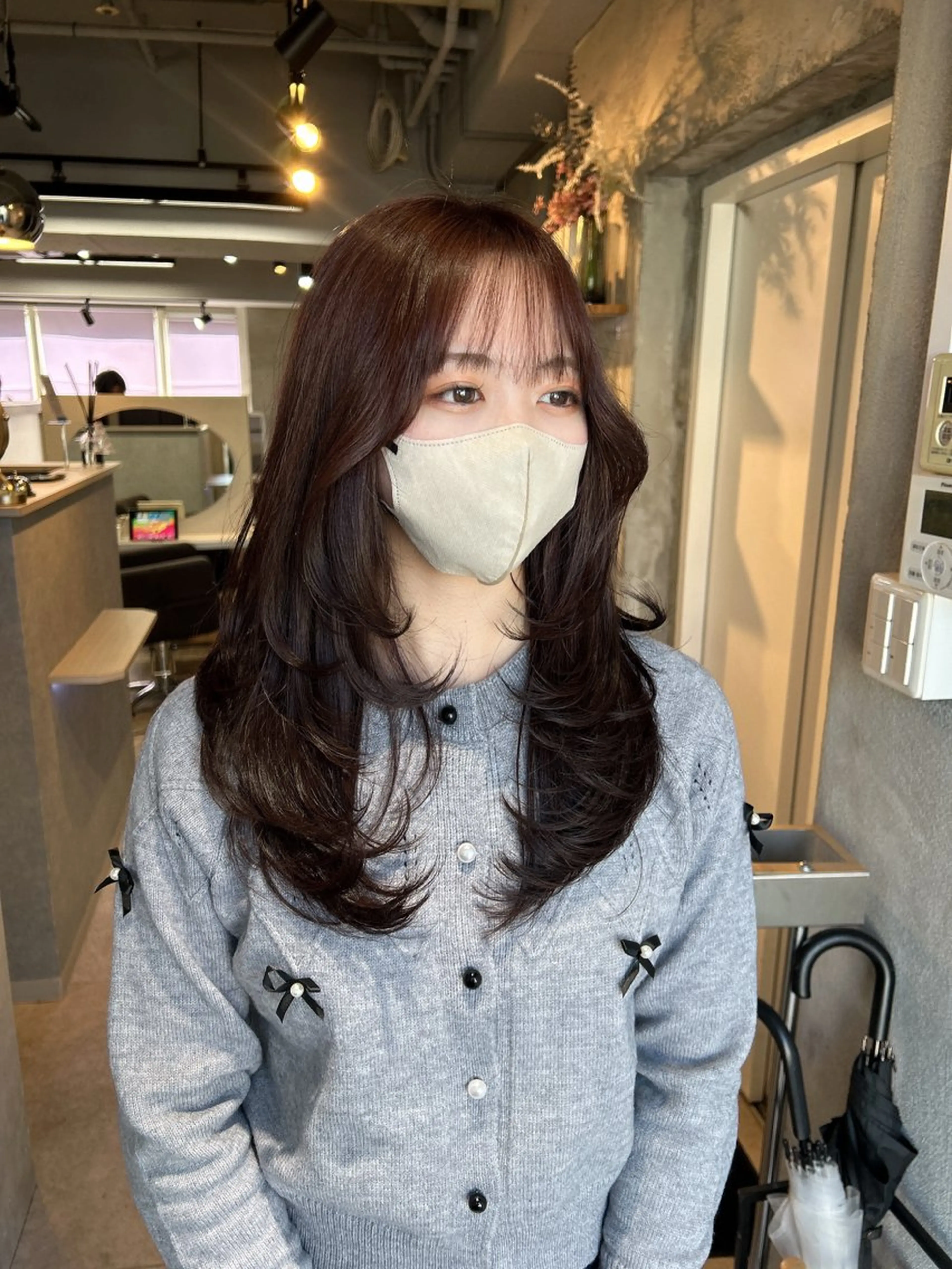 ロング カット ヘアカラー トリートメント 心斎橋ヘアカラー 海外ﾚｲﾔｰ/マリナのヘアスタイル