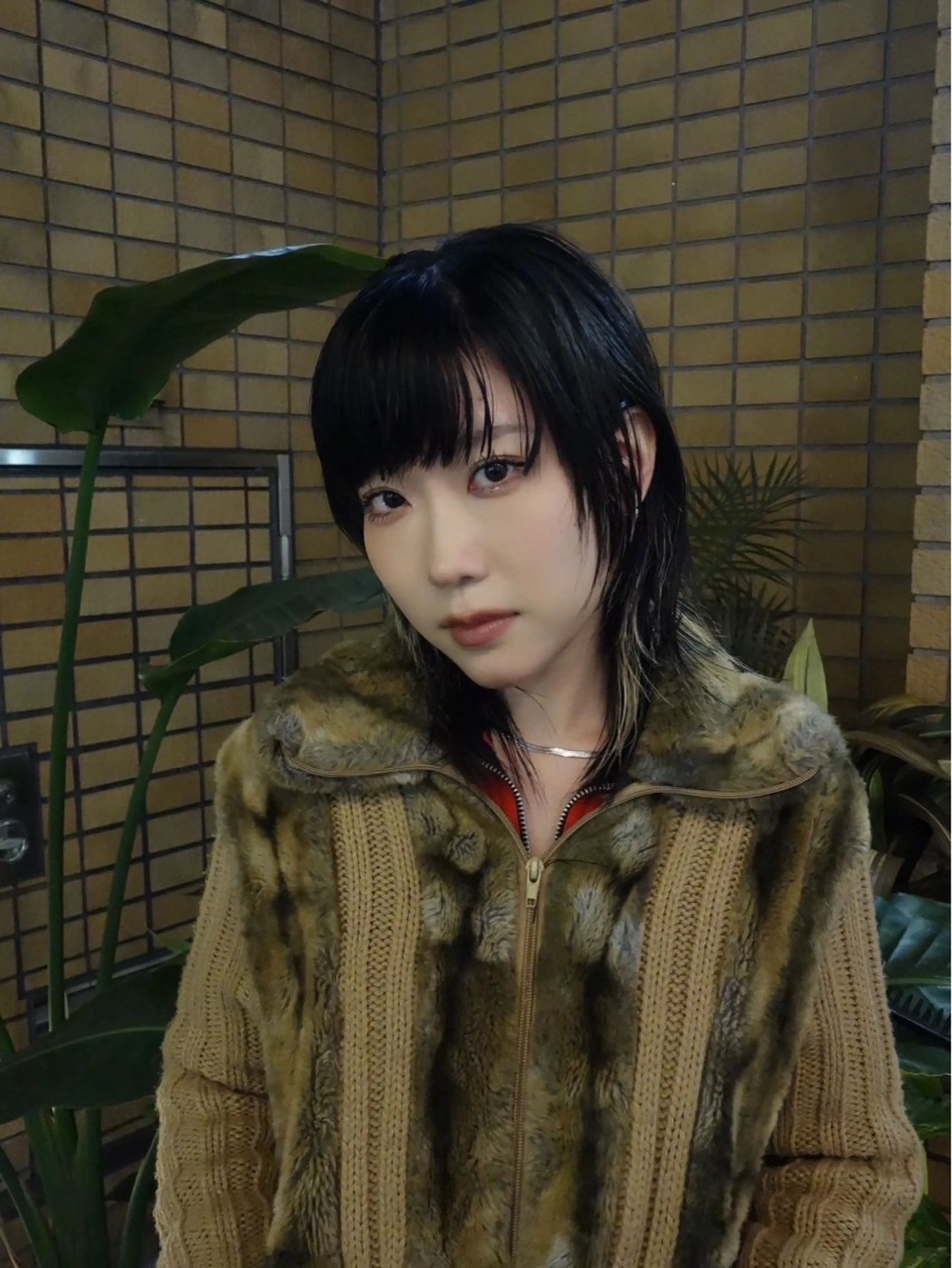 ミディアム レイヤーカット ウルフカット HEIMER ミカド　サトル△のヘアスタイル