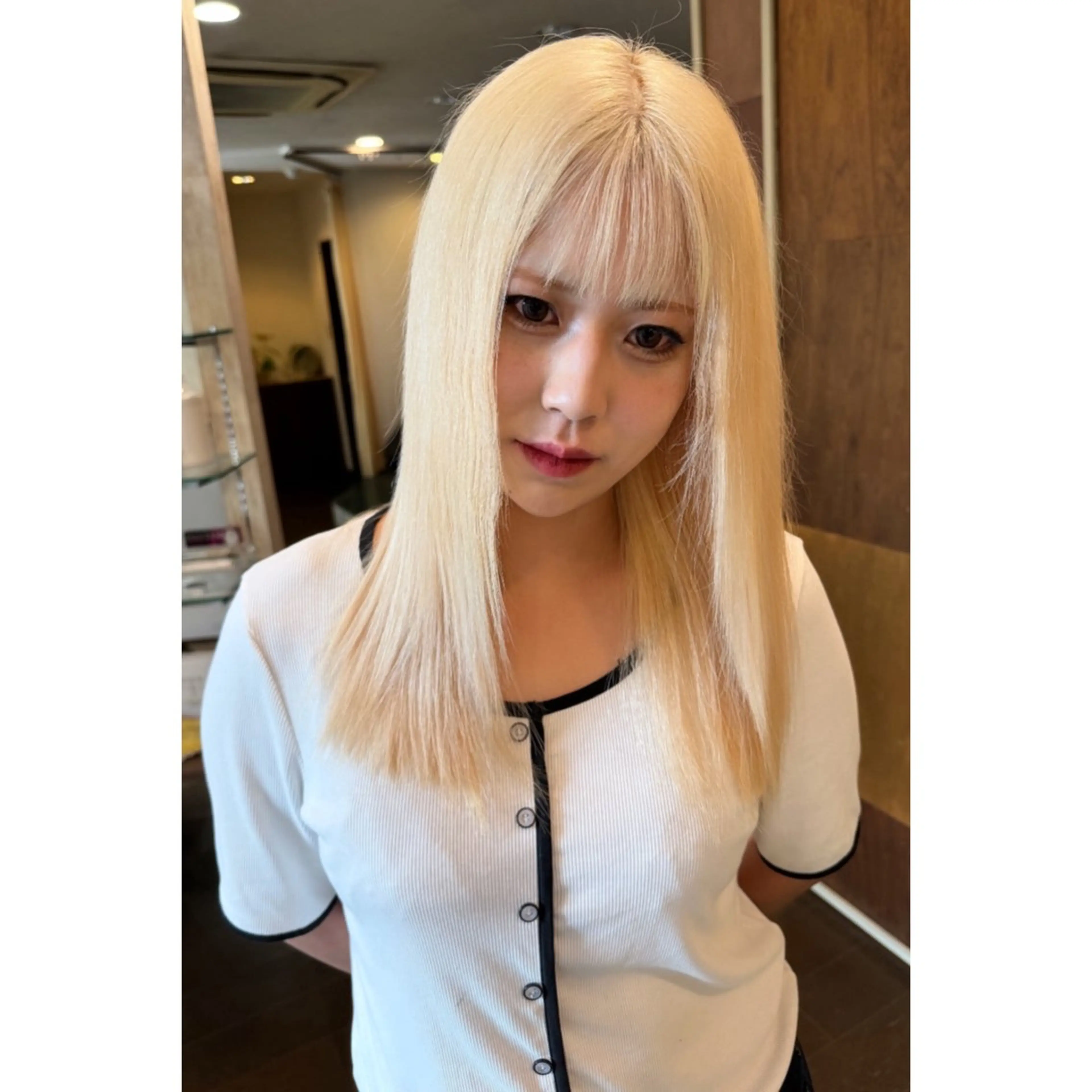 黒染めor暗染め落としからホワイトカラー👩🏼🪽➕カット➕4Step treatment付き🌱の写真