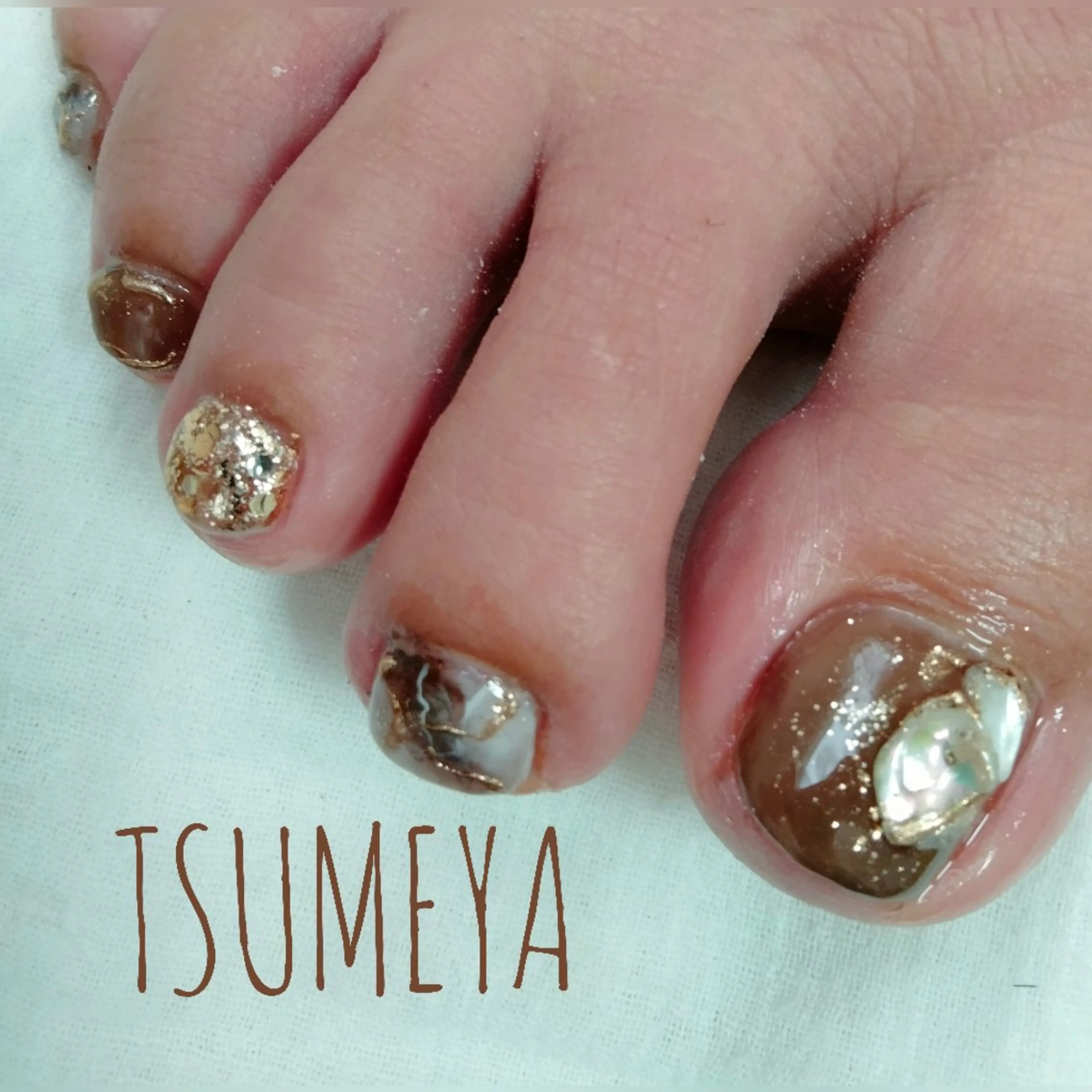 ネイル フットネイル フットネイル _TSUMEYA _のネイルデザイン