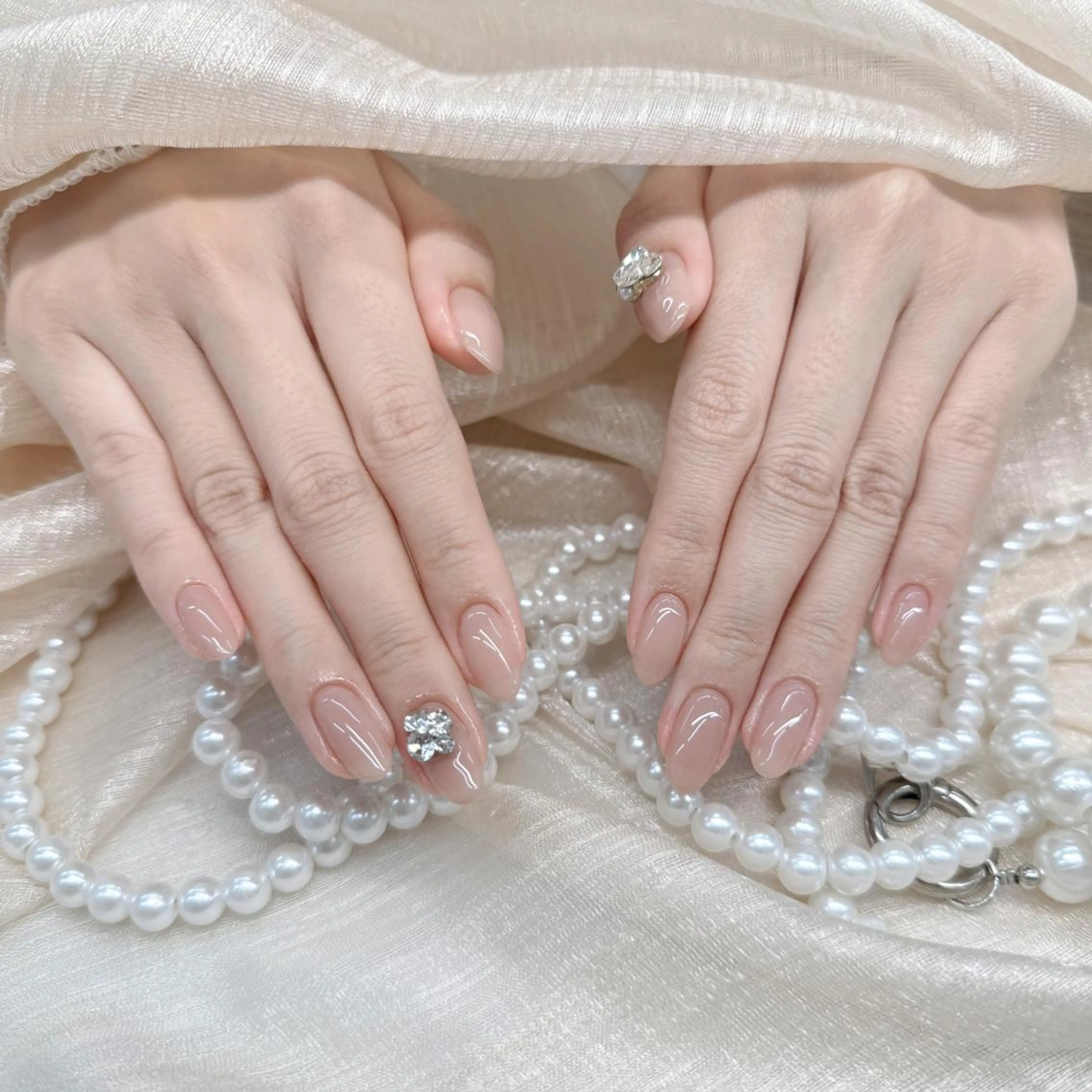 ネイル ハンドネイル 🩵Minmin nail salonのネイルデザイン