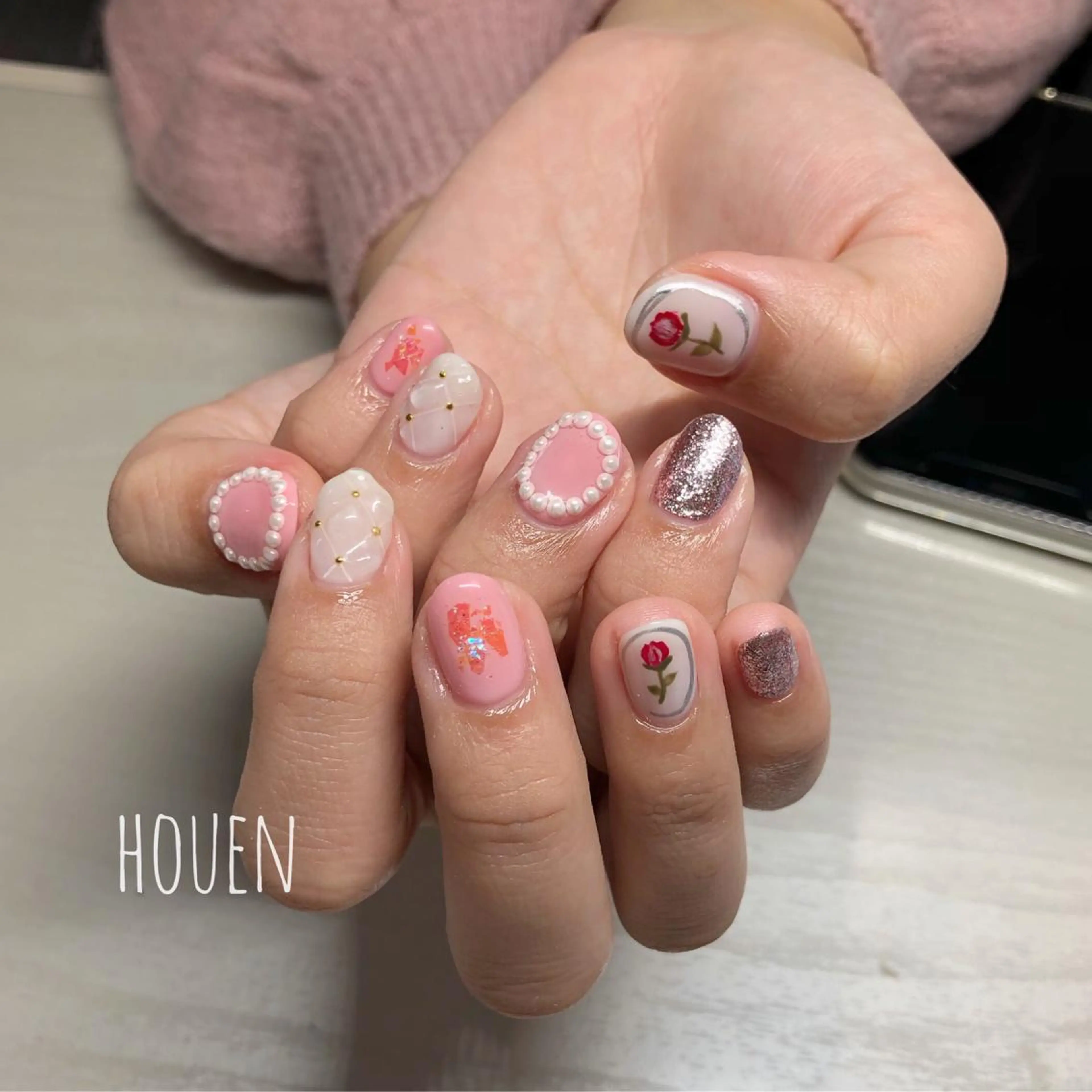 ネイル 持ち込み I P'ink nail salon所属・I pinknail 韓国風·持ち込み専門のネイルデザイン