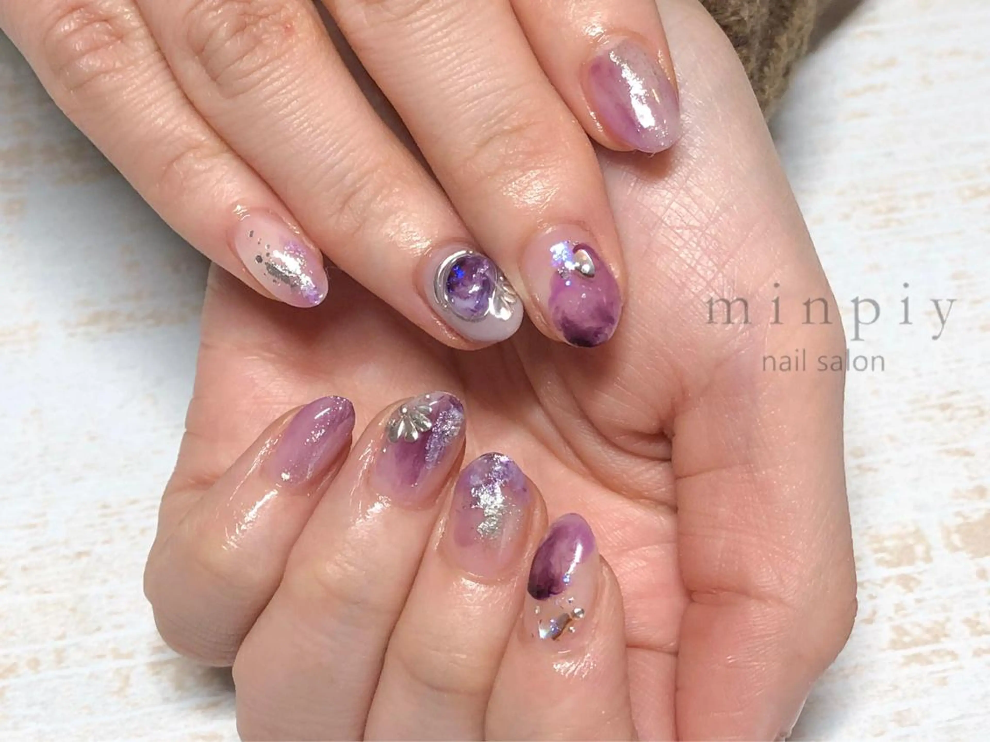 ネイル 𖡼 yumenoのネイルデザイン