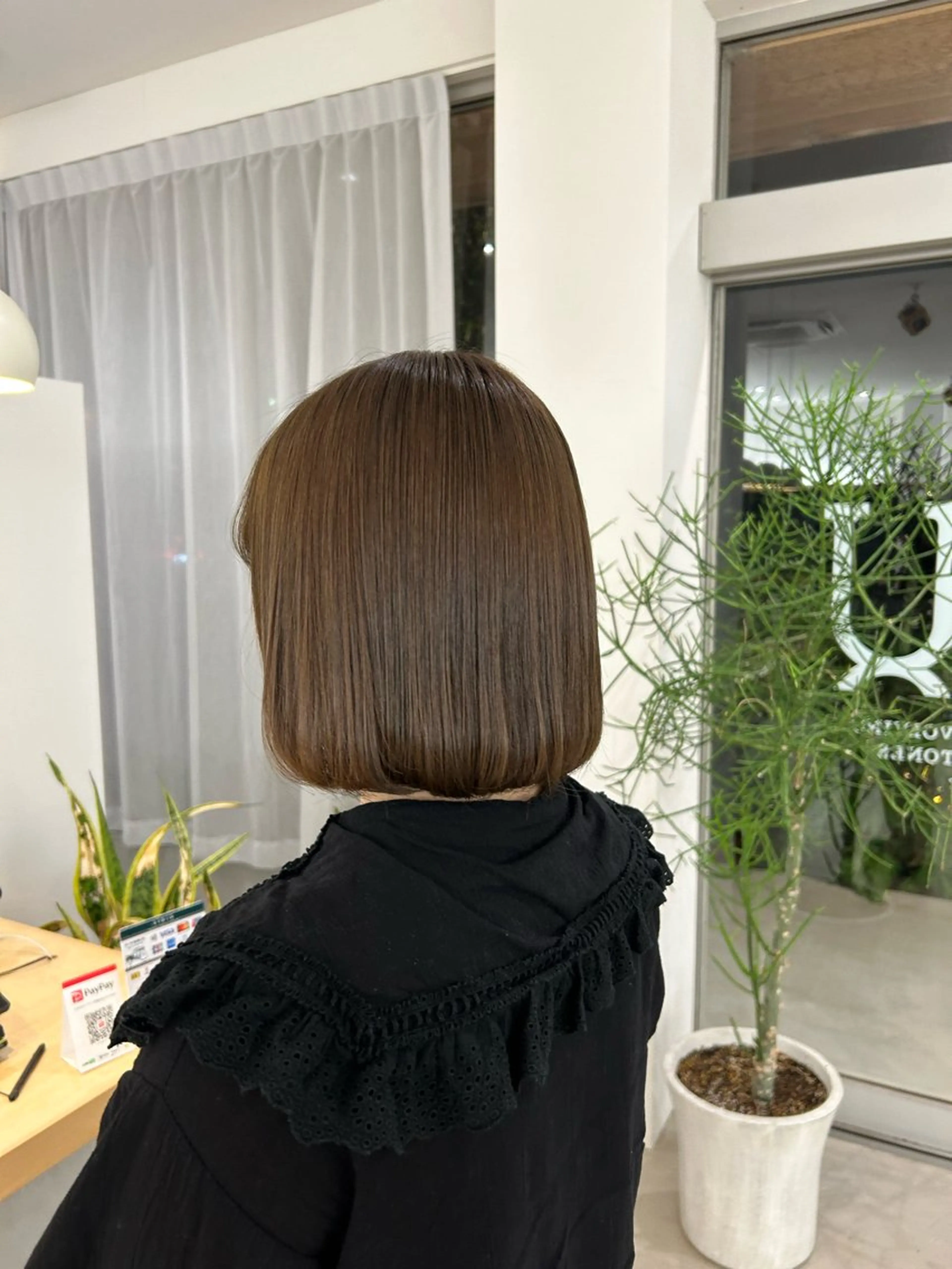 ミディアム カラー つくばUtooe's 石田桃花のヘアスタイル