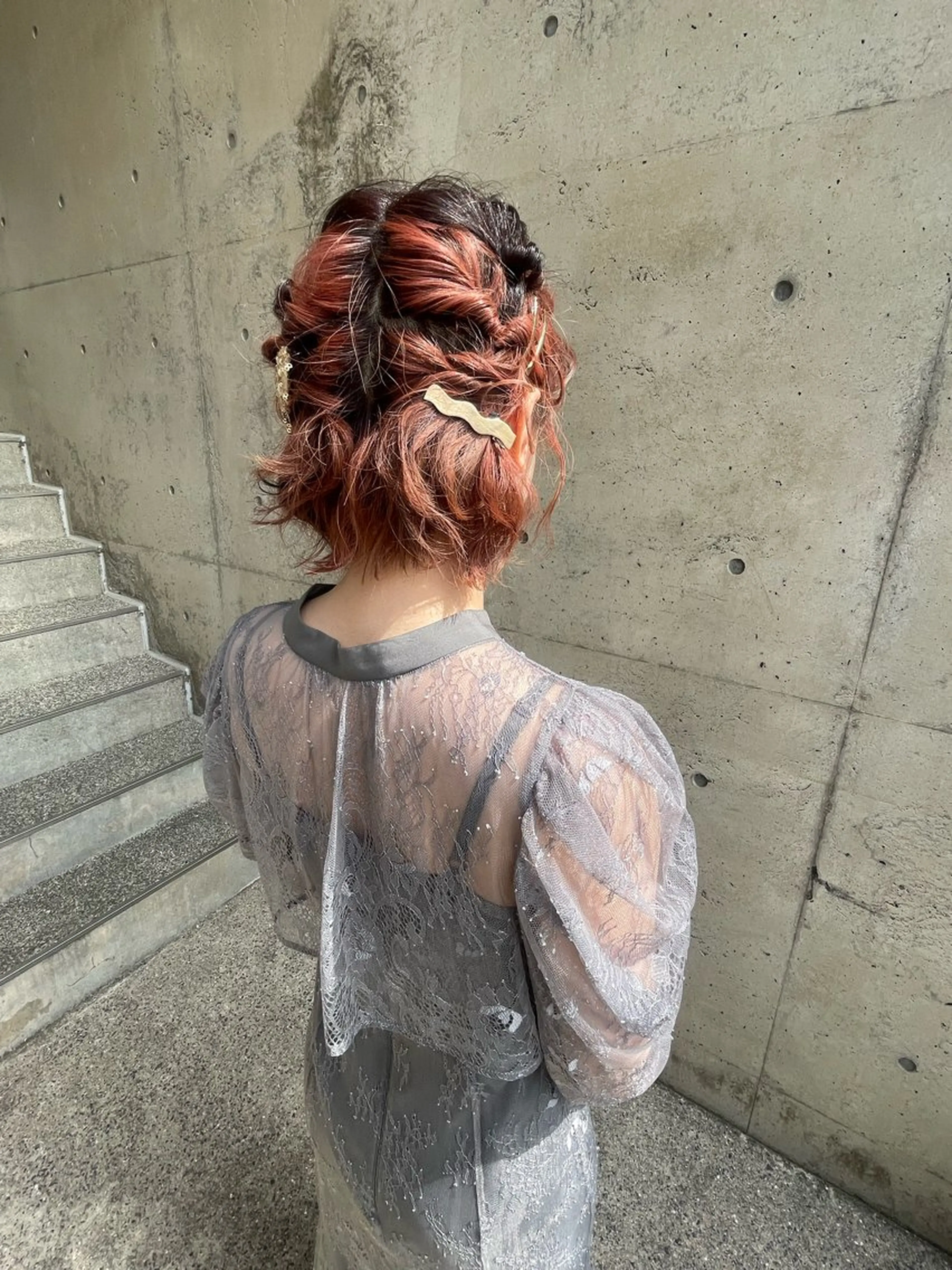 ショート ヘアセット hair  design  ALBERO所属・日高 香織のヘアスタイル