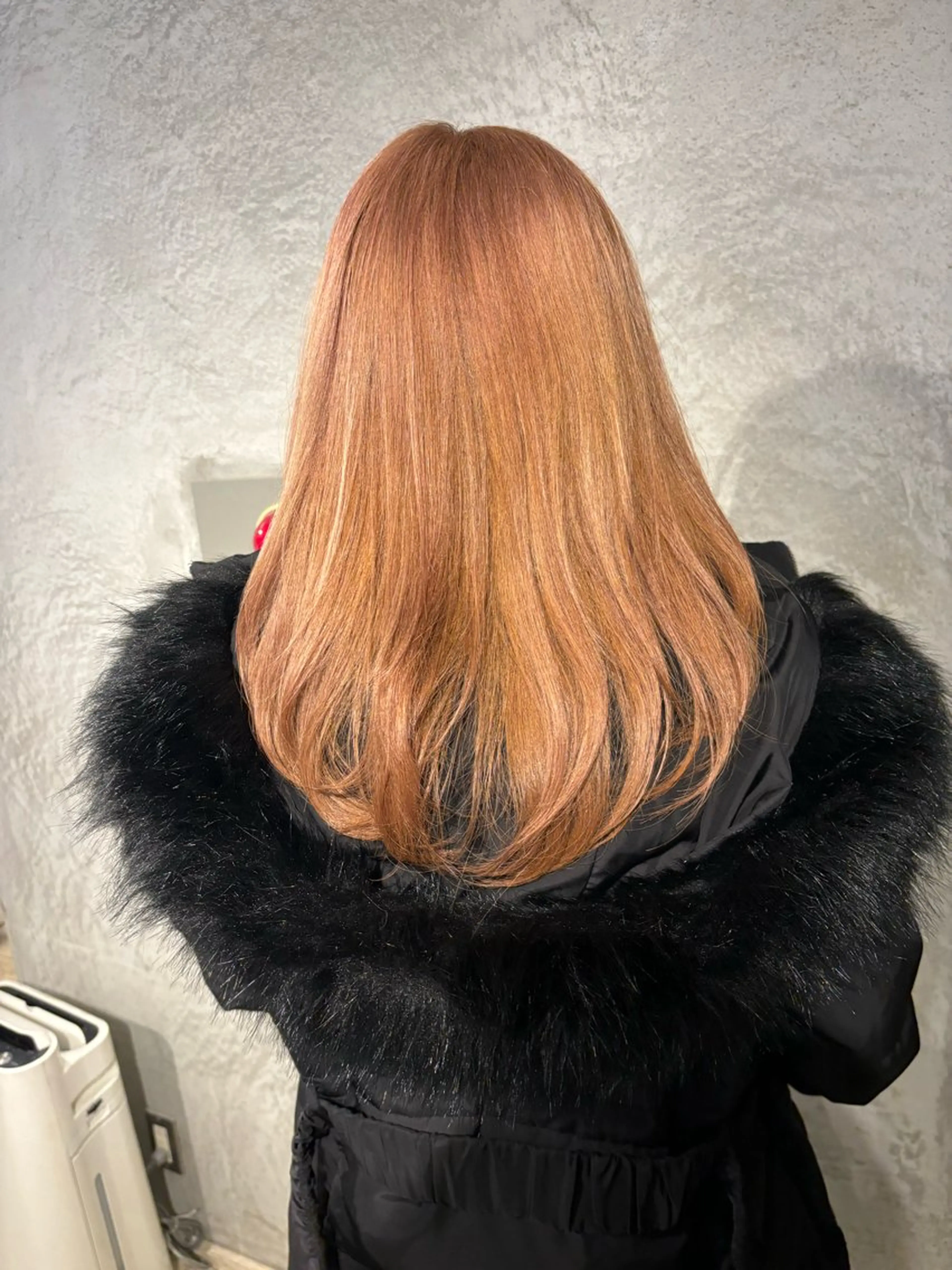 セミロング カラー ベージュカラー ヘアカラー マツナガ トモコのヘアスタイル