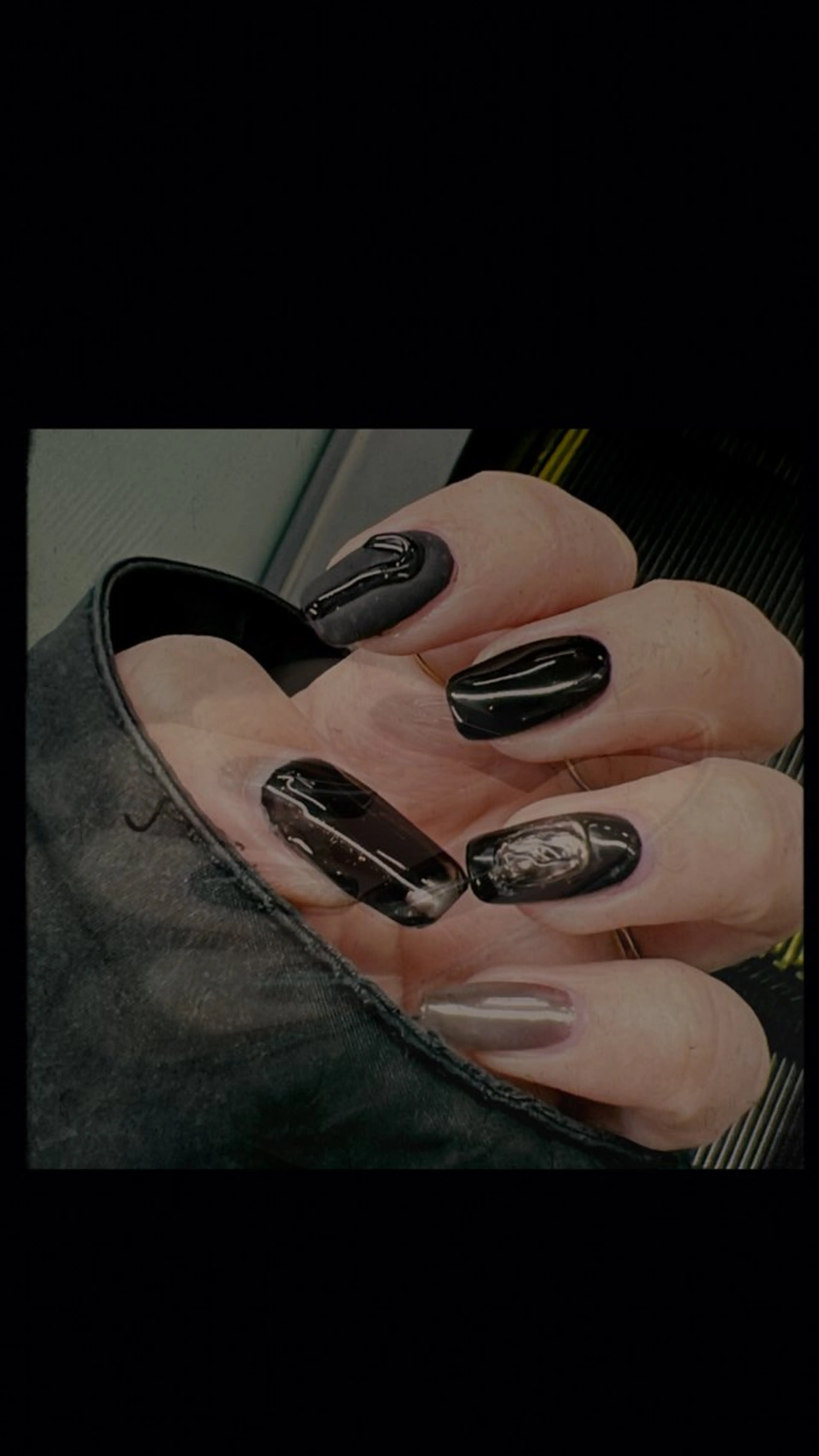 ネイル フラッシュネイル ジェルネイル 韓国ネイル 持ち込み ニュアンスネイル Bana_ Nailのネイルデザイン