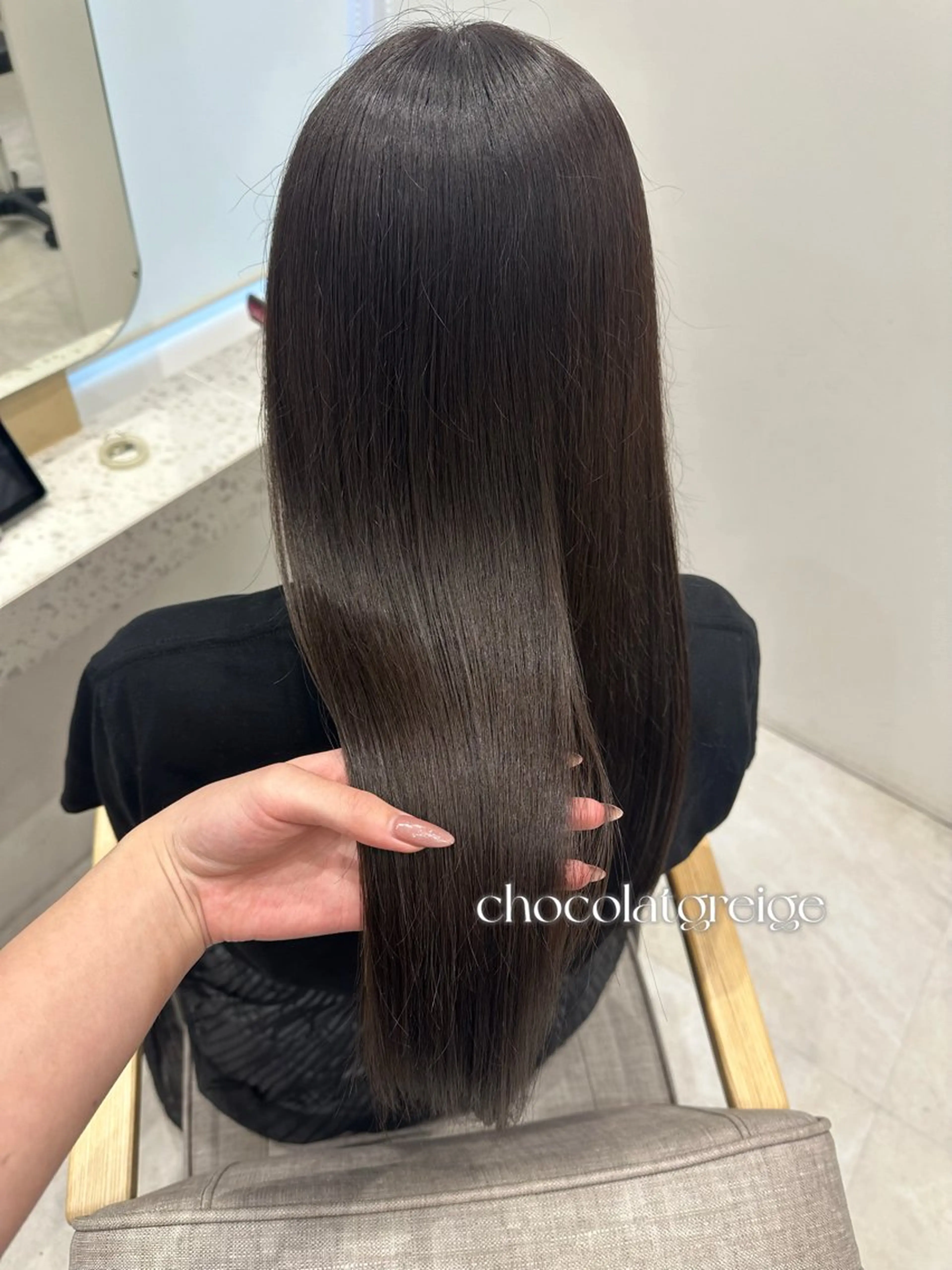 ロング カラー カット ヘアカラー トリートメント 🍓韓国ヘア レイヤ ーカット🍓笠原 葵のヘアスタイル