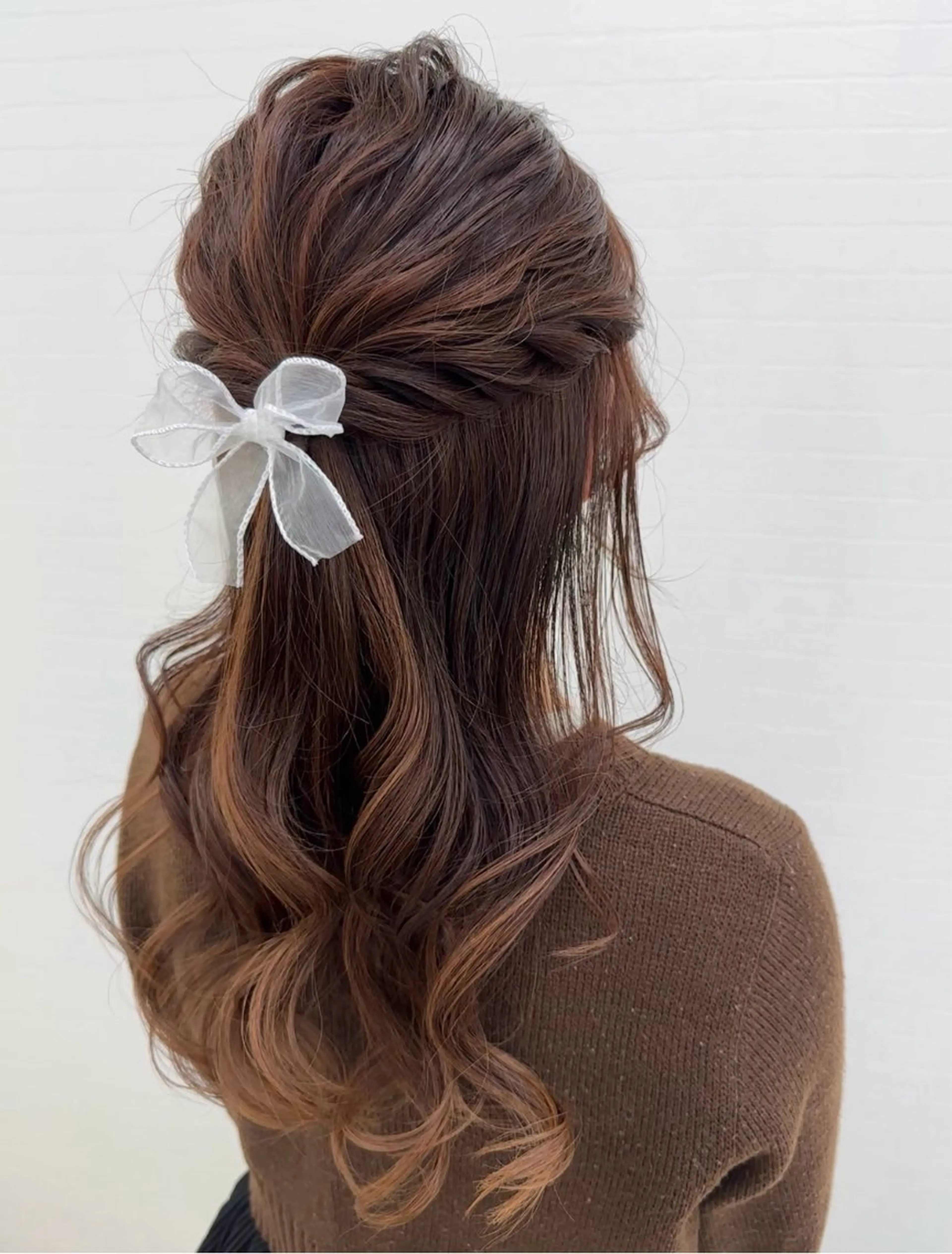 ヘアアレンジ ヘアセット 艶髪/ブリーチなし Wカラー🌺yuiのヘアスタイル