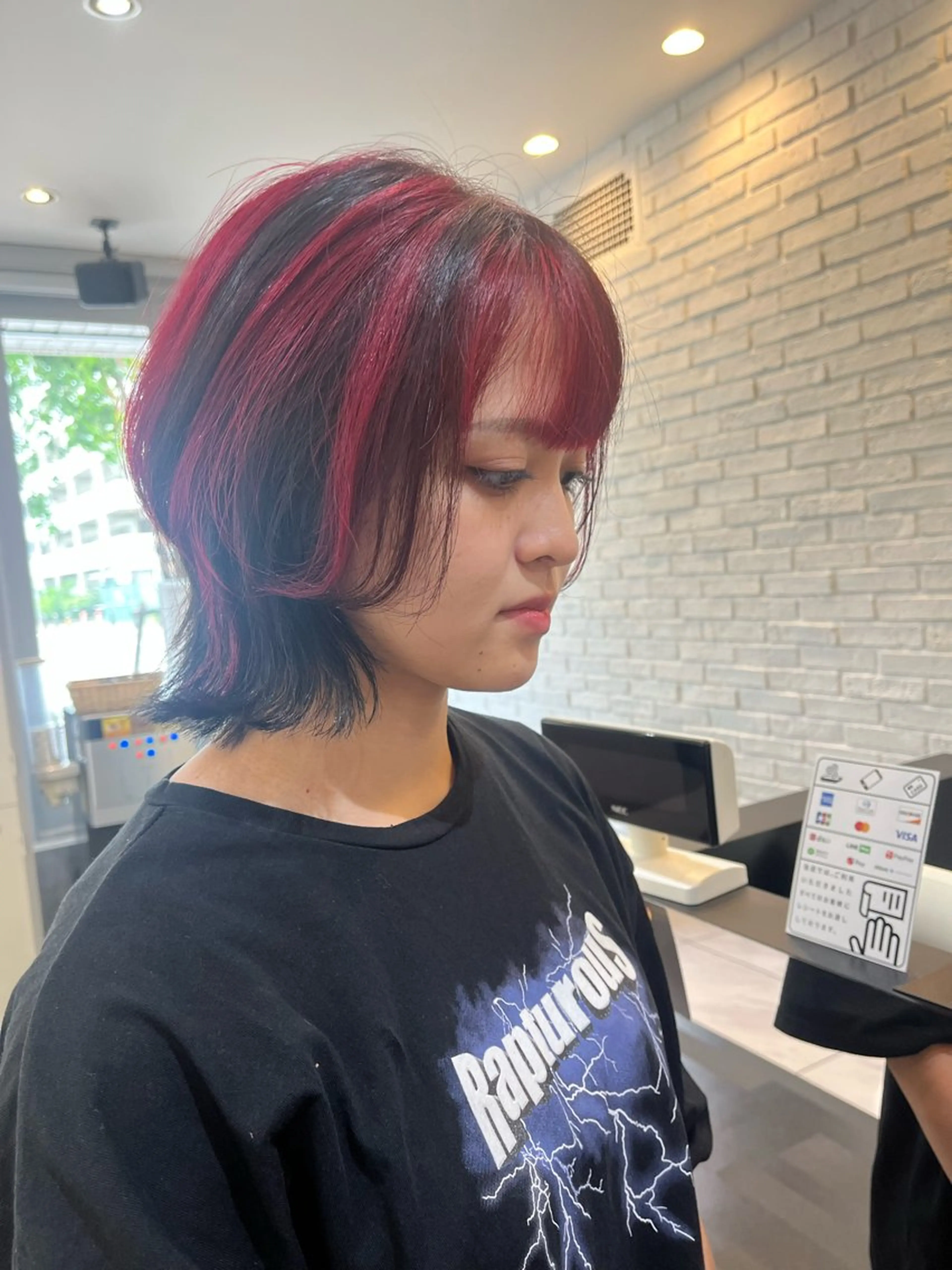 ミディアム カット ヘアカラー トリートメント sail所属・sail hairのヘアスタイル