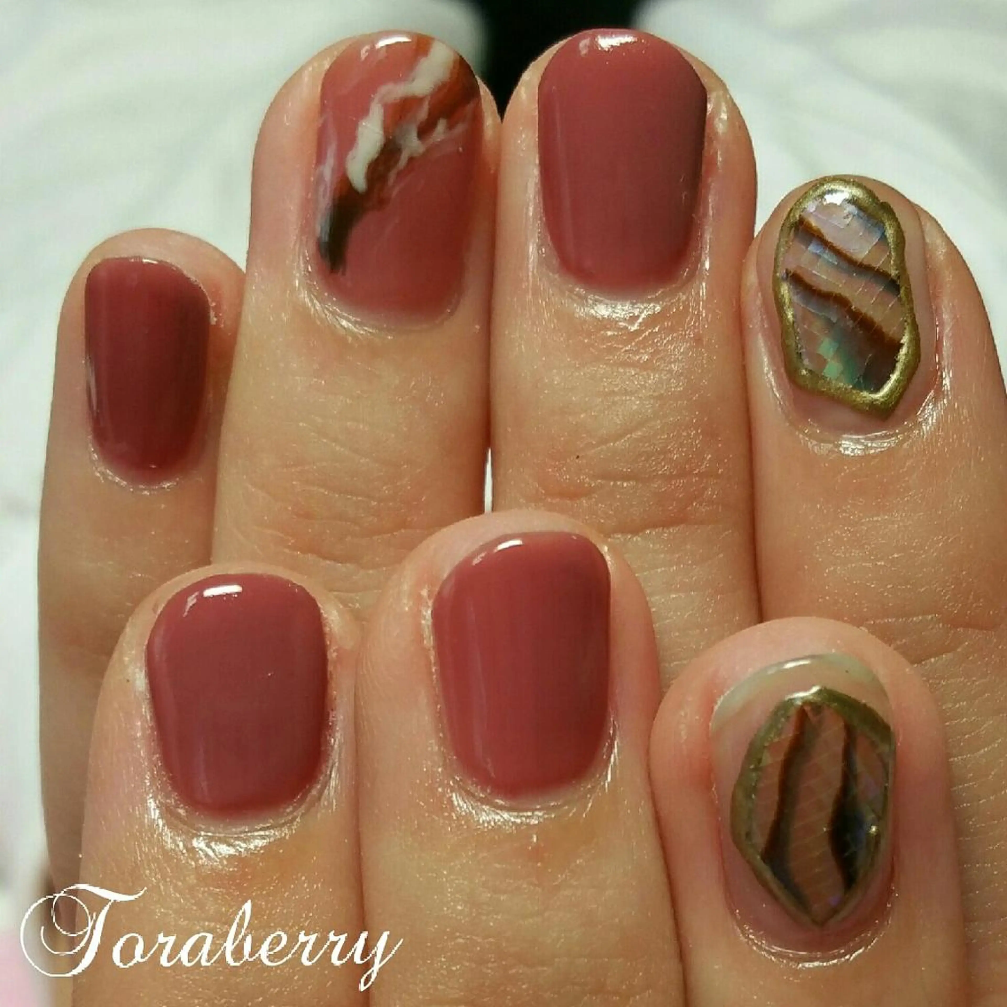 ネイル ワンカラーネイル ネイリスト なつみのネイルデザイン