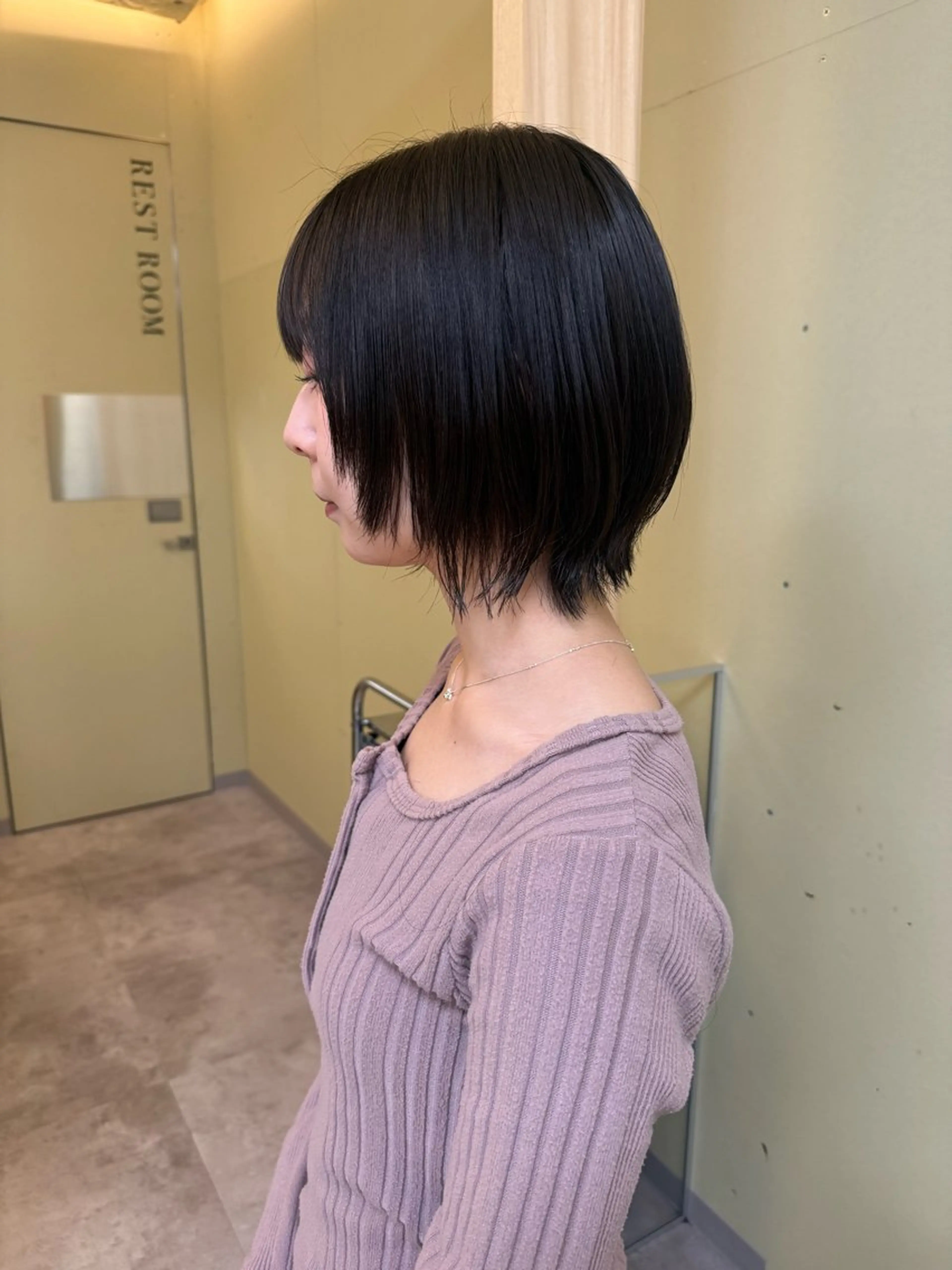 ショート カラー カット ヘアカラー トリートメント 伶風/ボブ/ ヘーゼルベージュのヘアスタイル