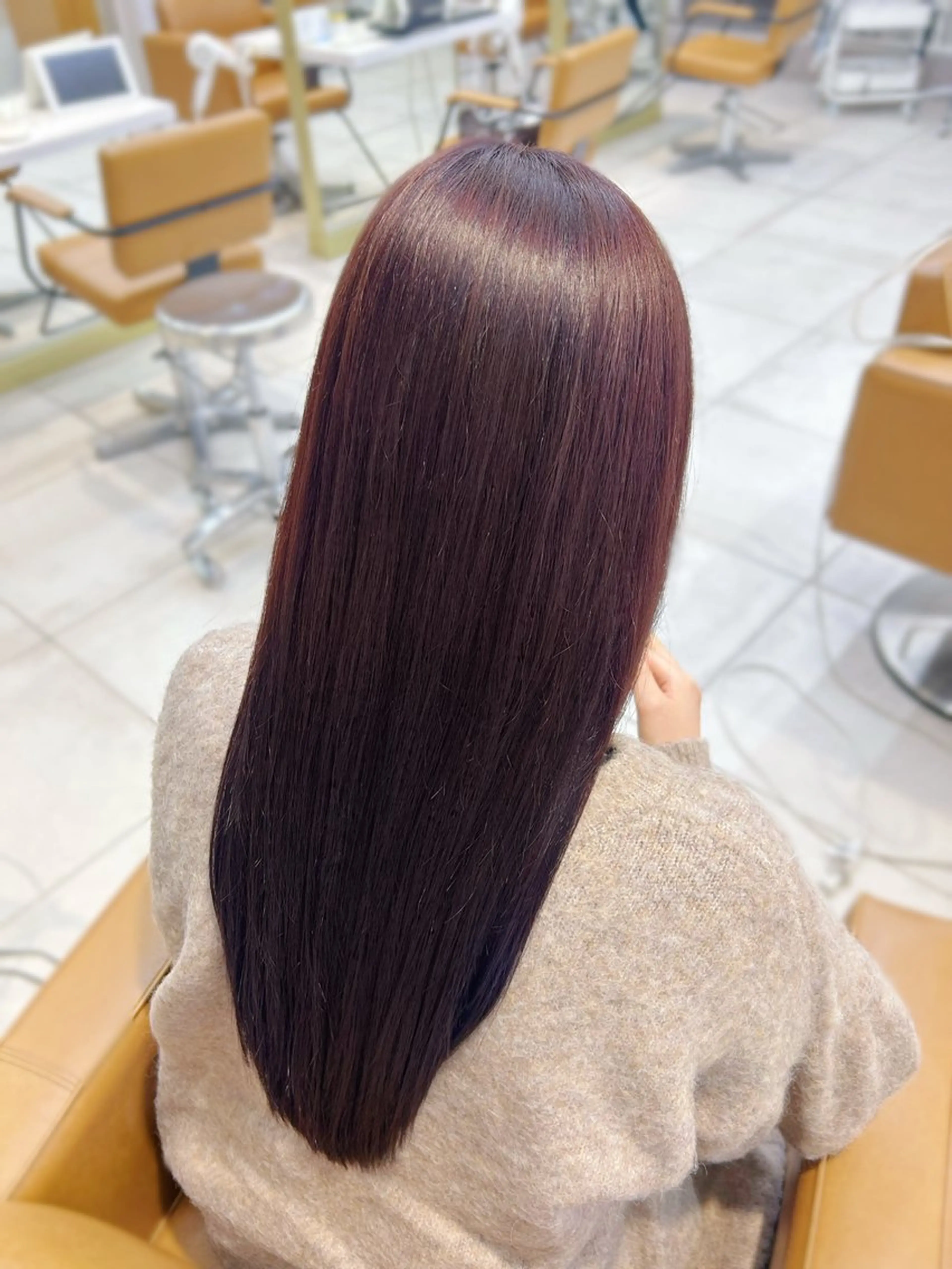 ロング カラー ヘアカラー Rayreee 原宿・表参道所属・Miu‎🤍Hair ‎Arrange🎀のヘアスタイル