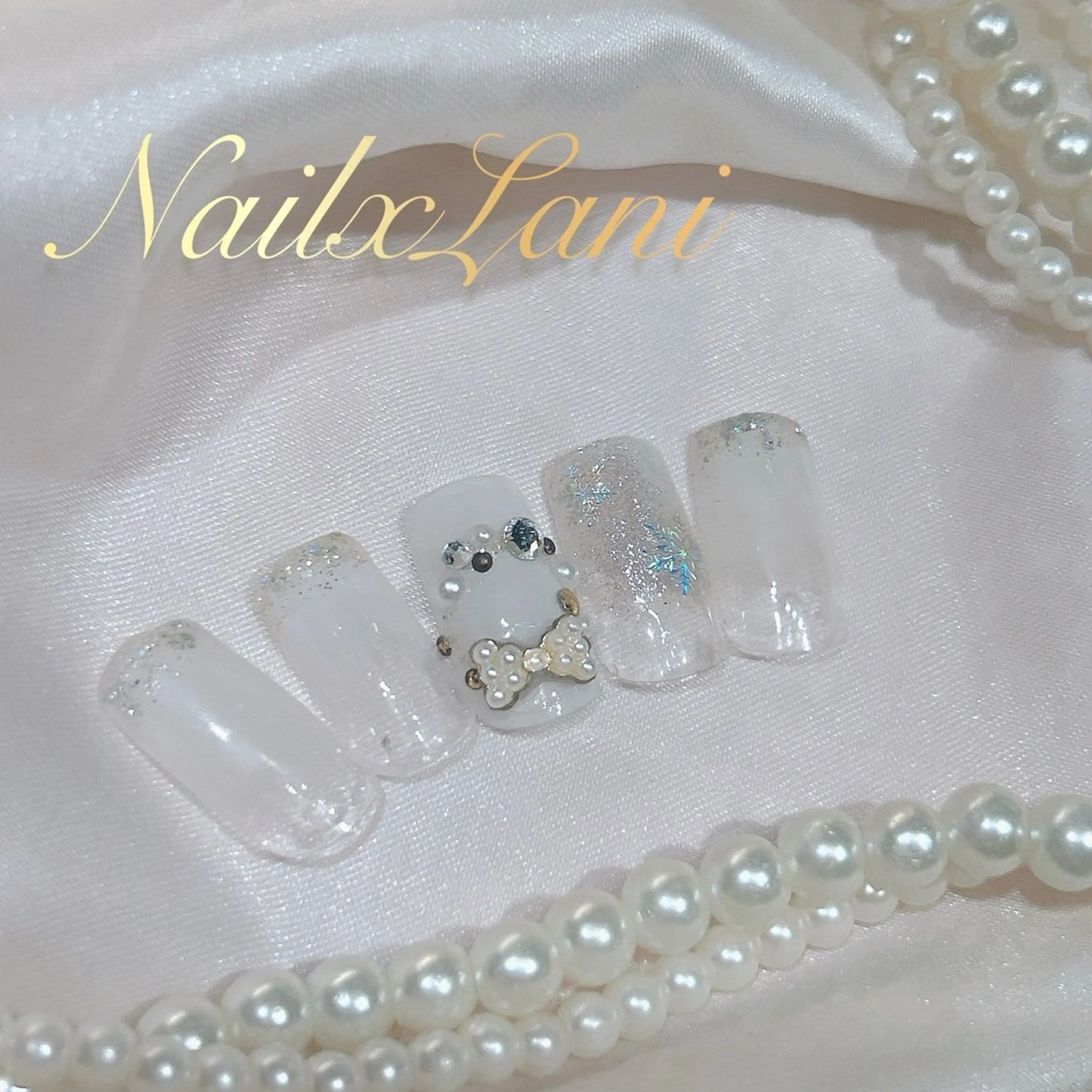 ネイル フットネイル ジェルネイル マグネットネイル パラジェル 松宮 理歩のネイルデザイン