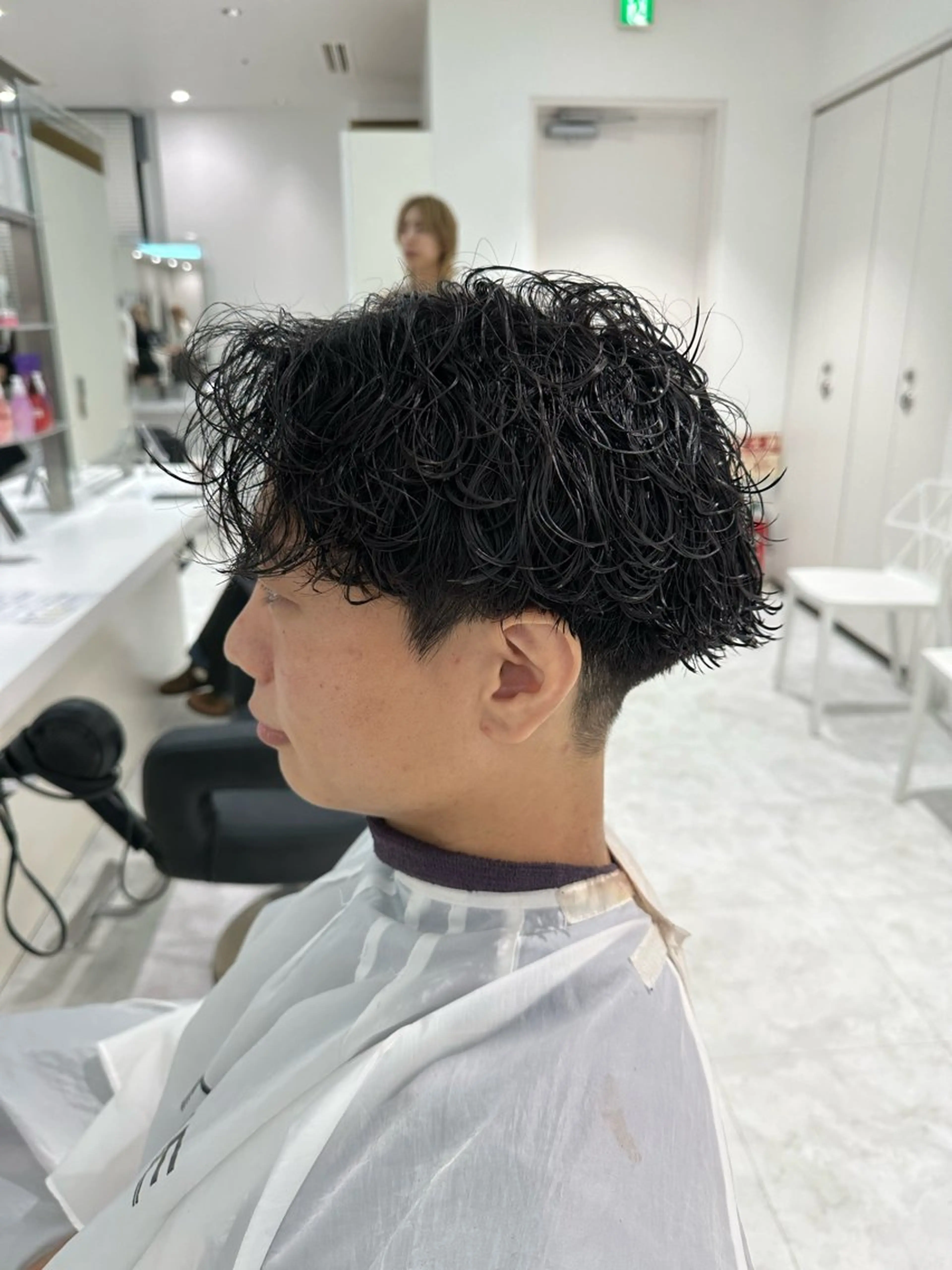 パーマ メンズ カット パーマ 🐺メンズパーマ の達人　あさひ🐺のヘアスタイル