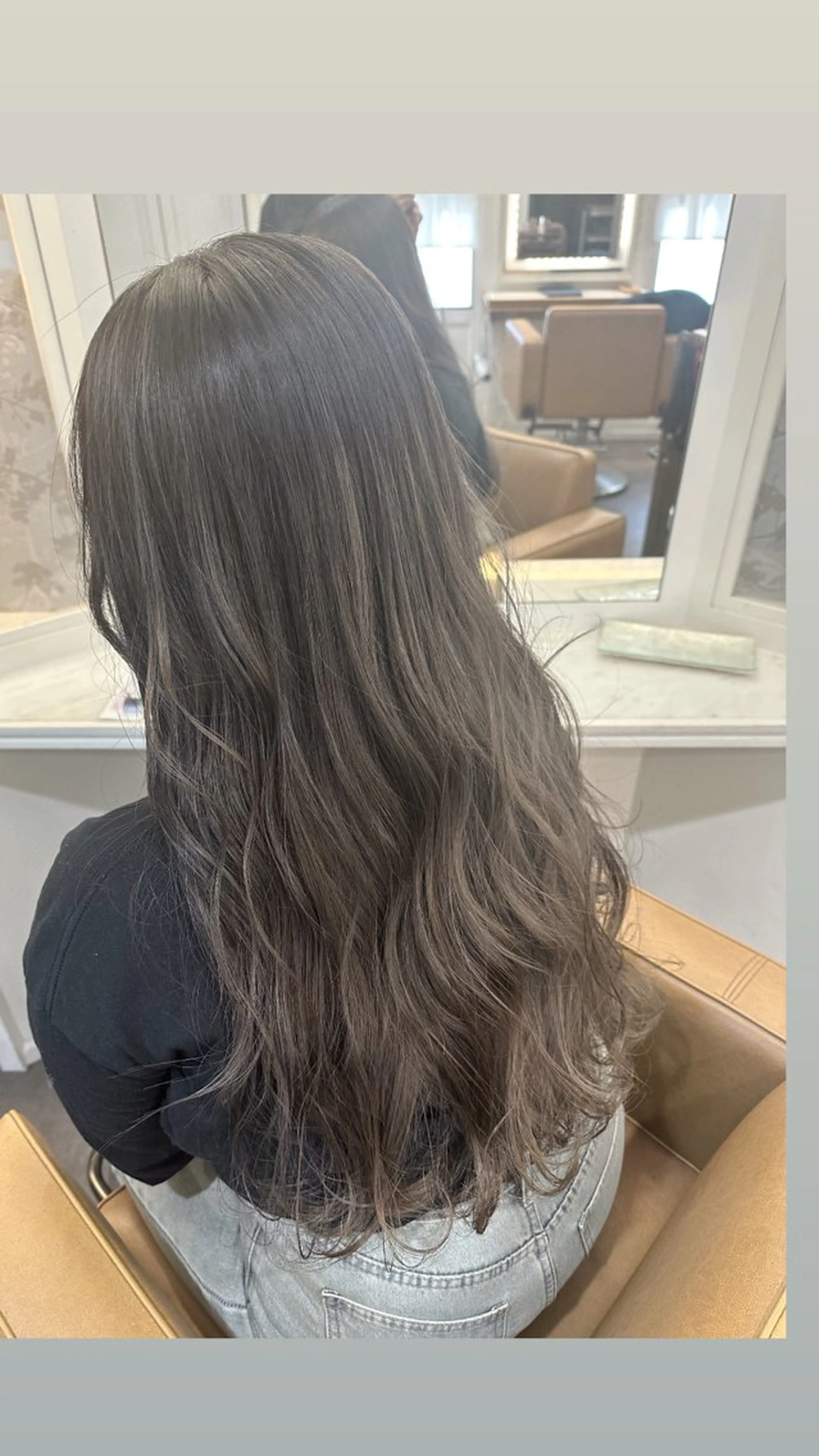 ロング 峯 志帆のヘアスタイル