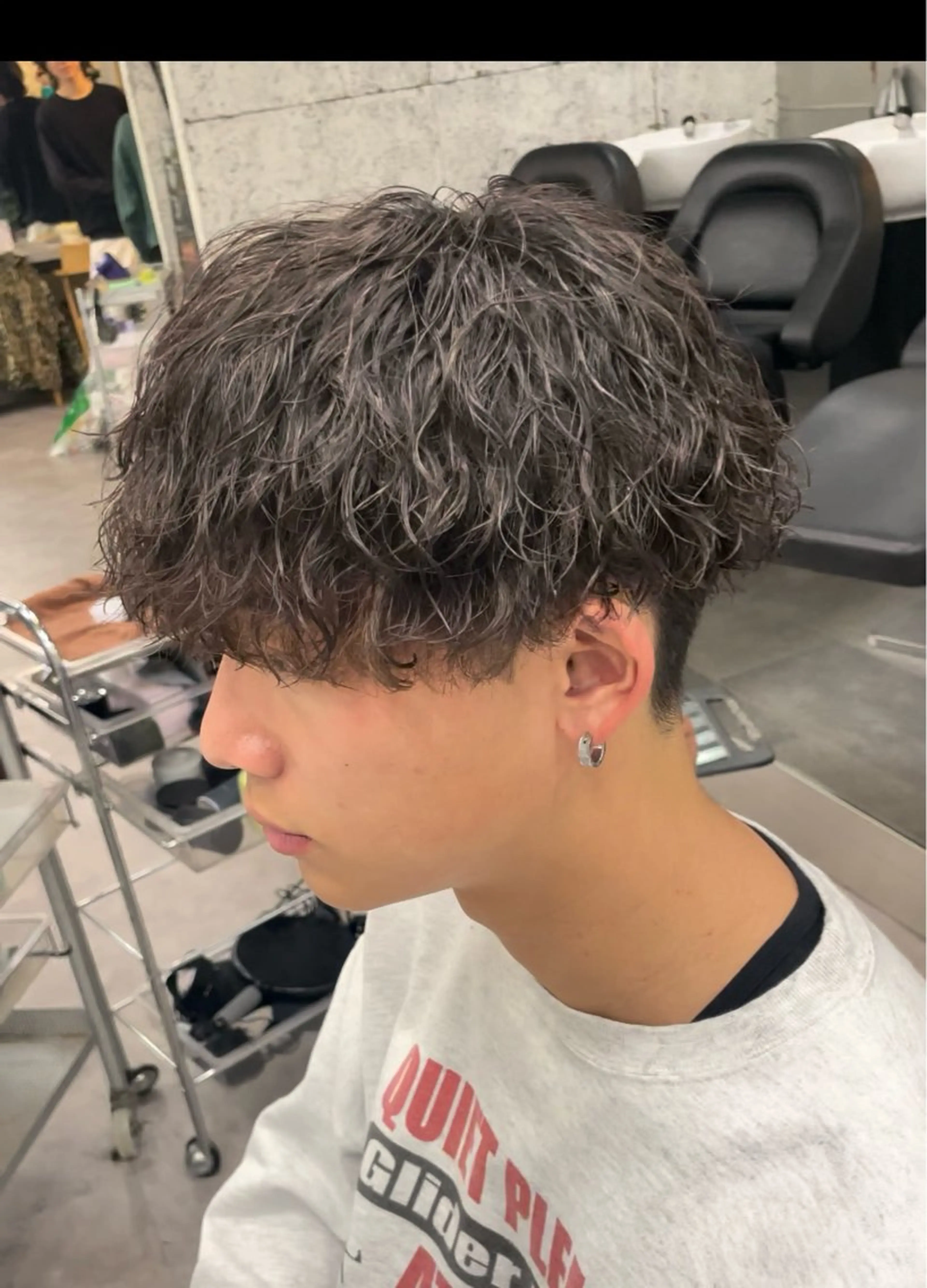 パーマ メンズ カット パーマ 川口 翔太郎（fifth）のヘアスタイル