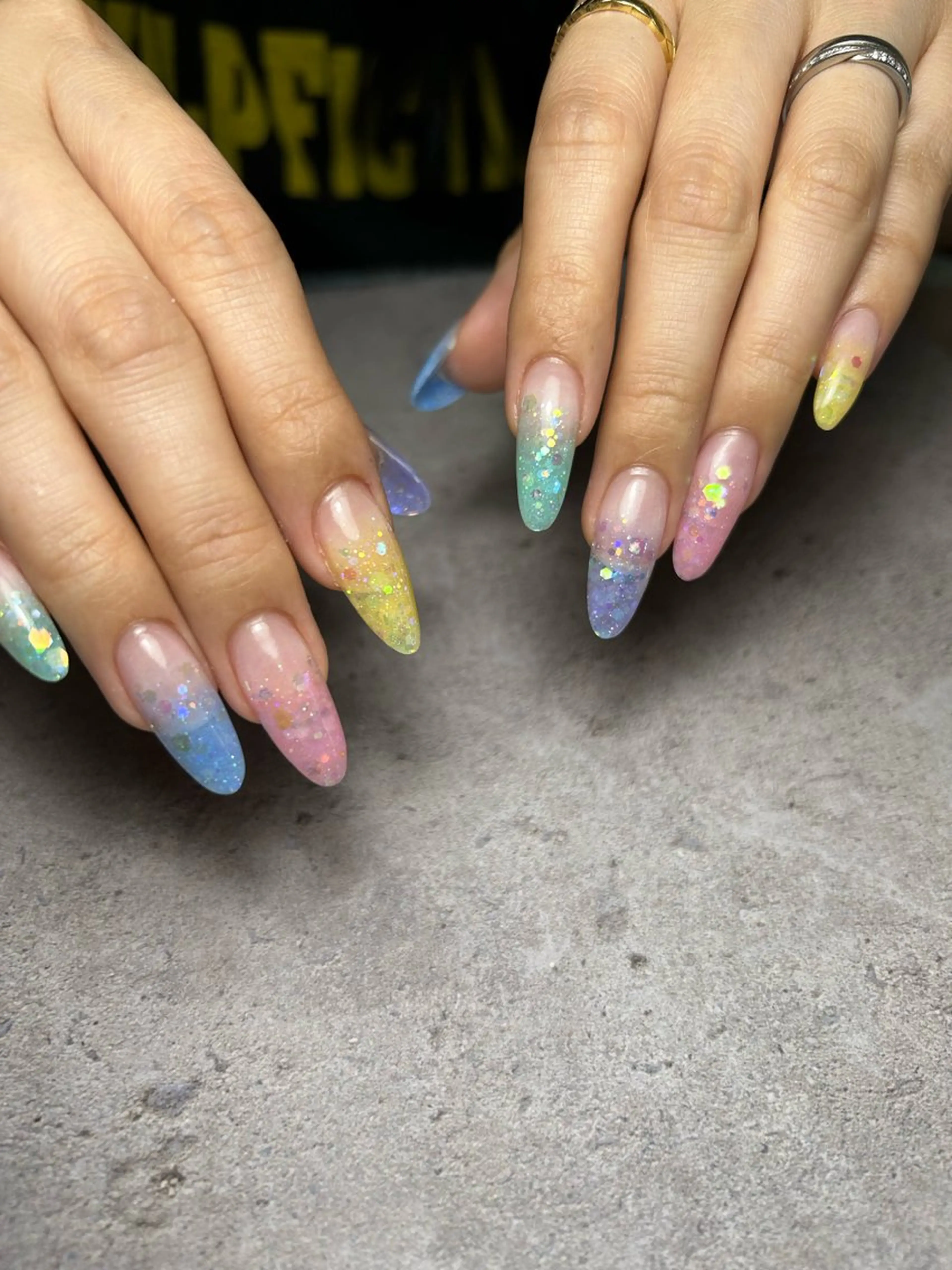 ネイル スカルプネイル ハンドネイル Yakko pas á pasのネイルデザイン