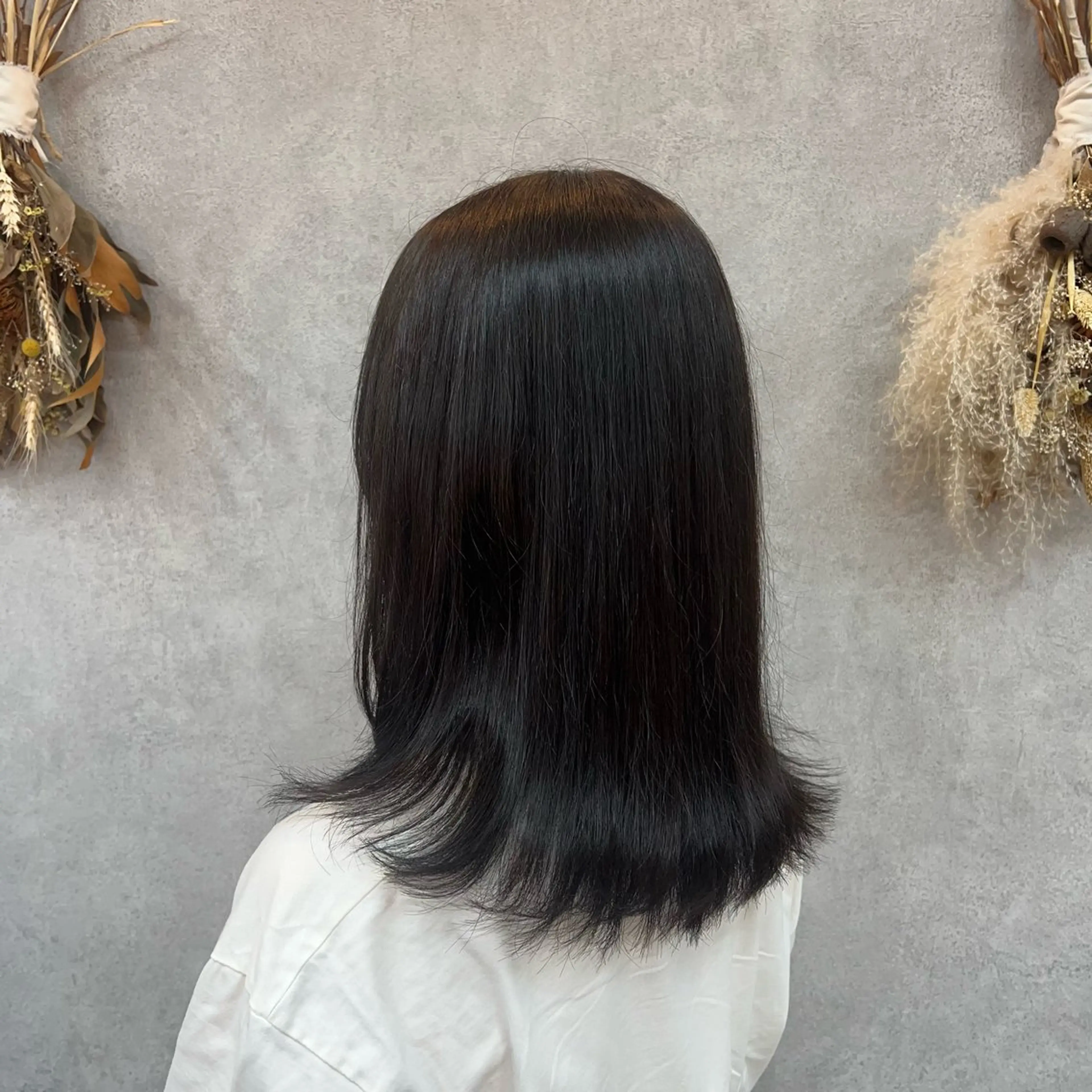 セミロング カラー 顔周りカット レイヤーカット 松本 心雪🌱‬のヘアスタイル