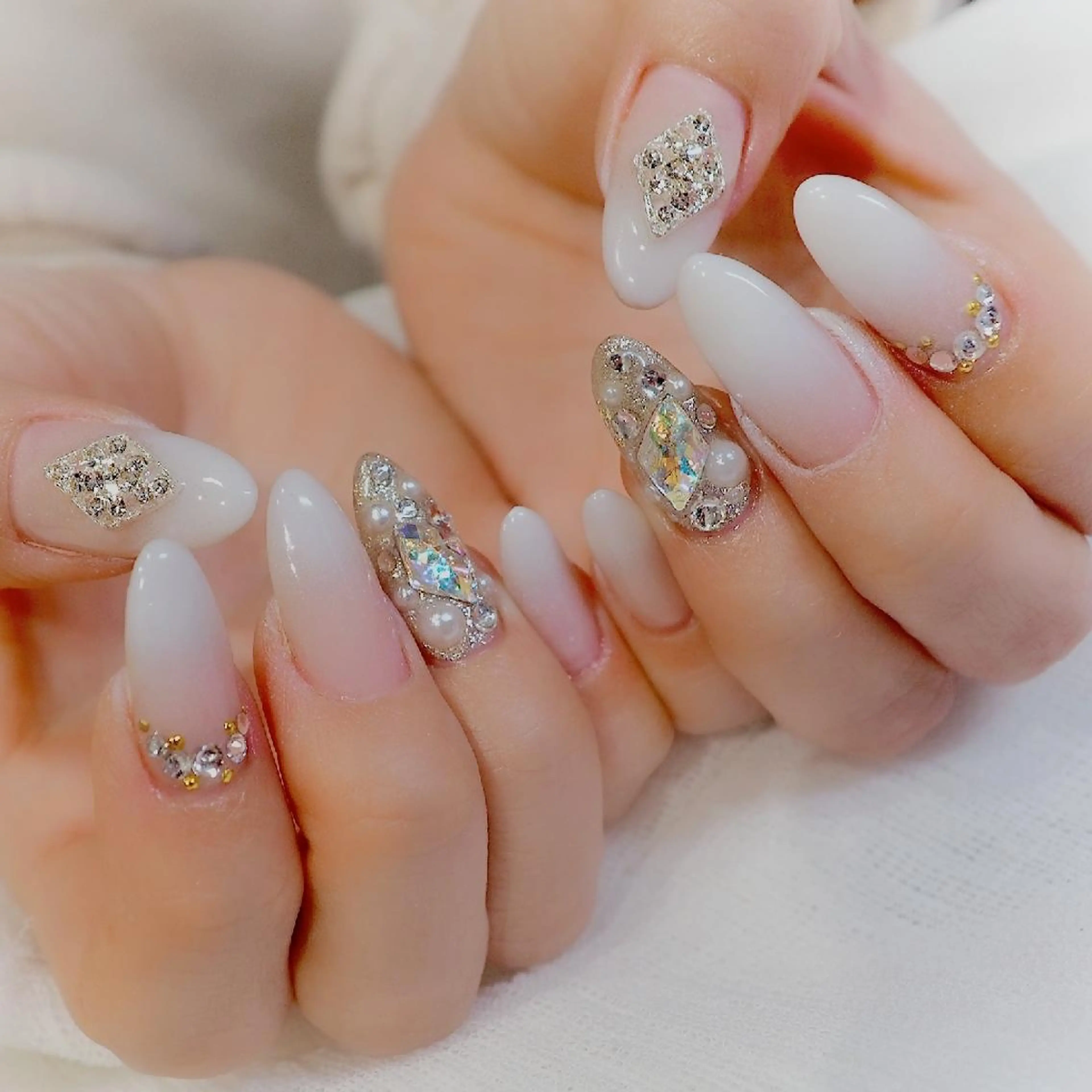 ネイル 冬ネイル ハンドネイル infinity skyのネイルデザイン