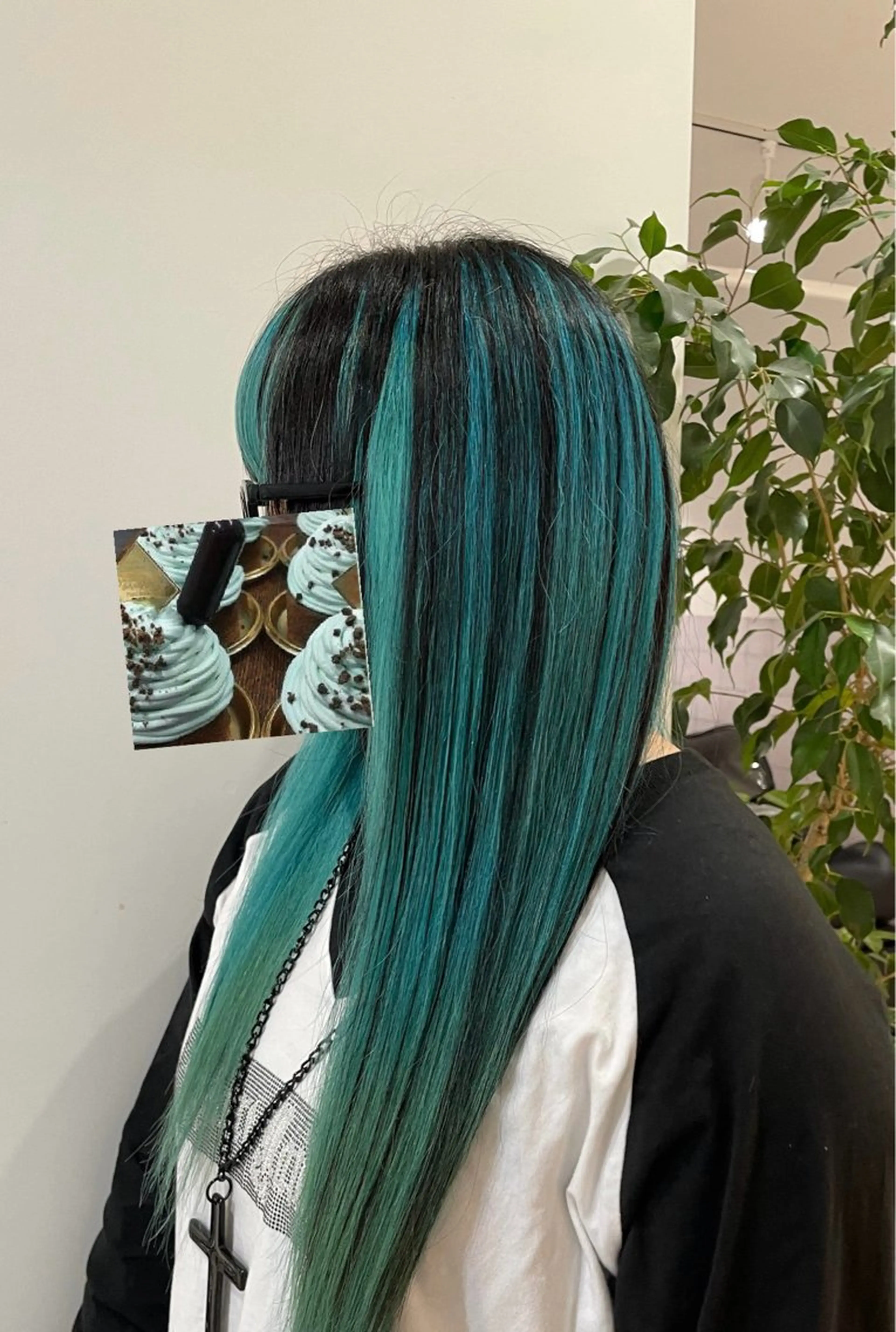 ロング カラー ブルーカラー ヘアカラー 艶髪ニュアンスカラー /府中/Mizukiのヘアスタイル
