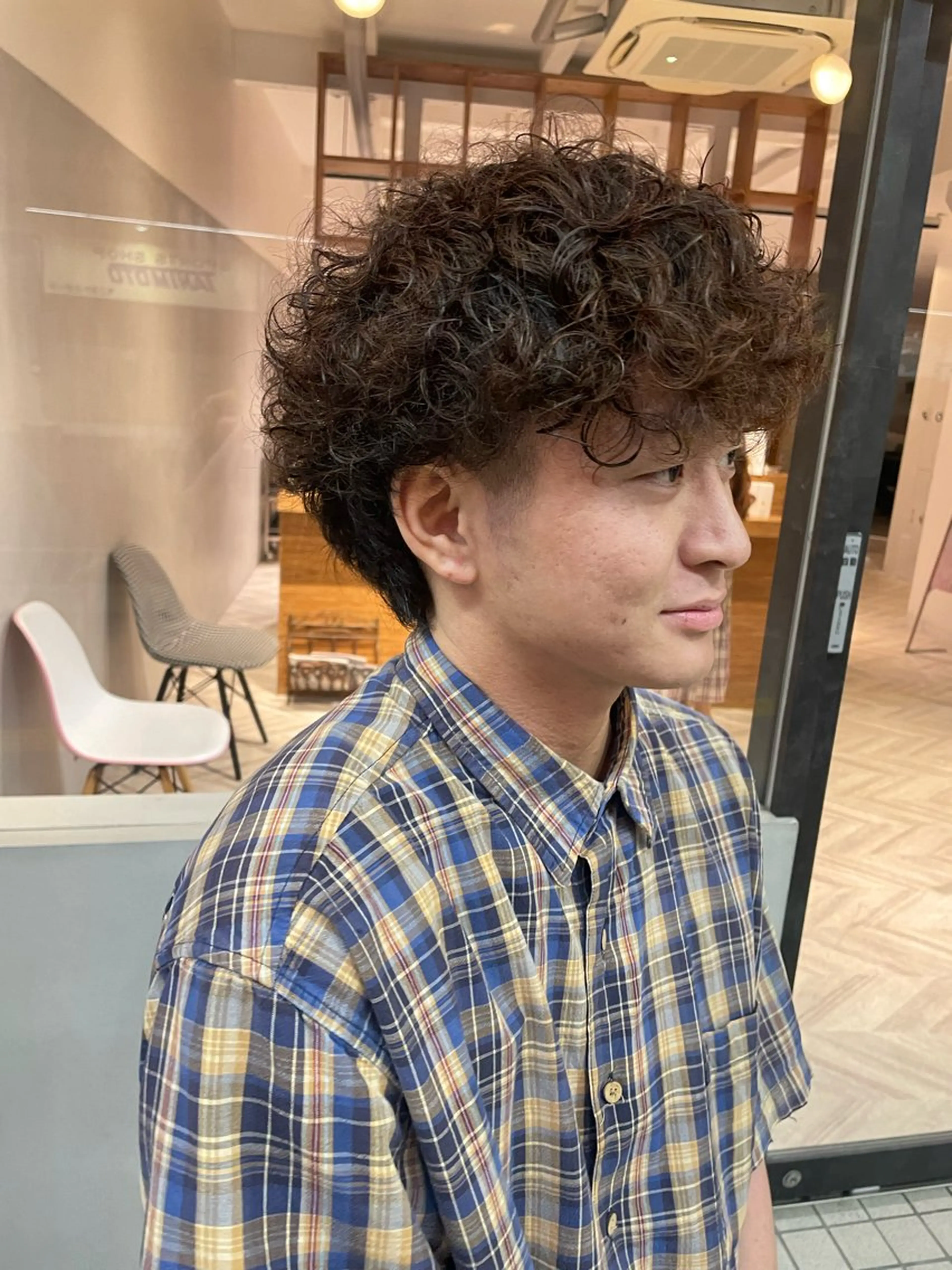 パーマ メンズ LEAPS adore都島店所属・みゆう 都島/透明感のヘアスタイル