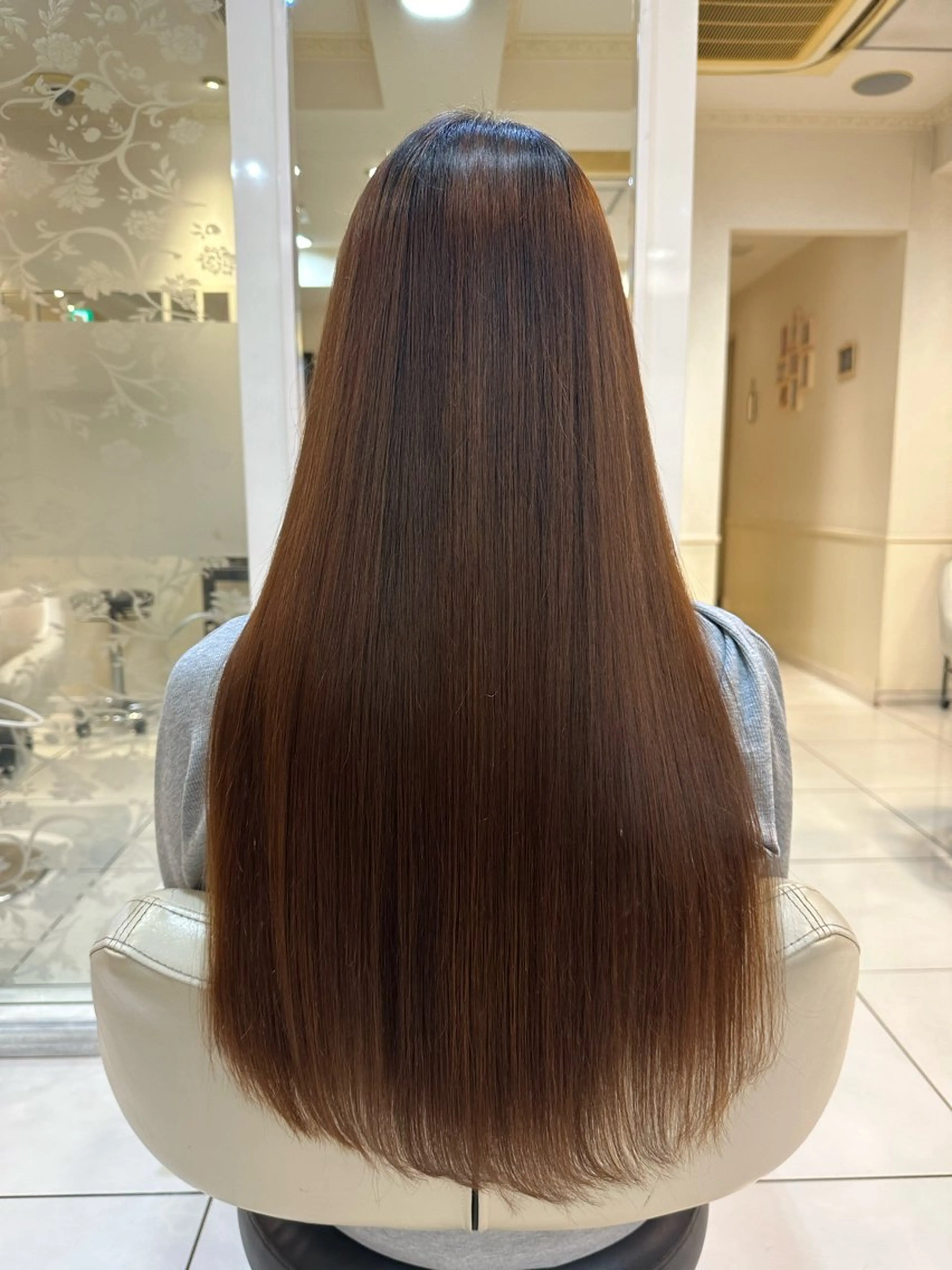 ロング パーマ 縮毛矯正 縮毛矯正 髪質改善🥂✨ Mioのヘアスタイル