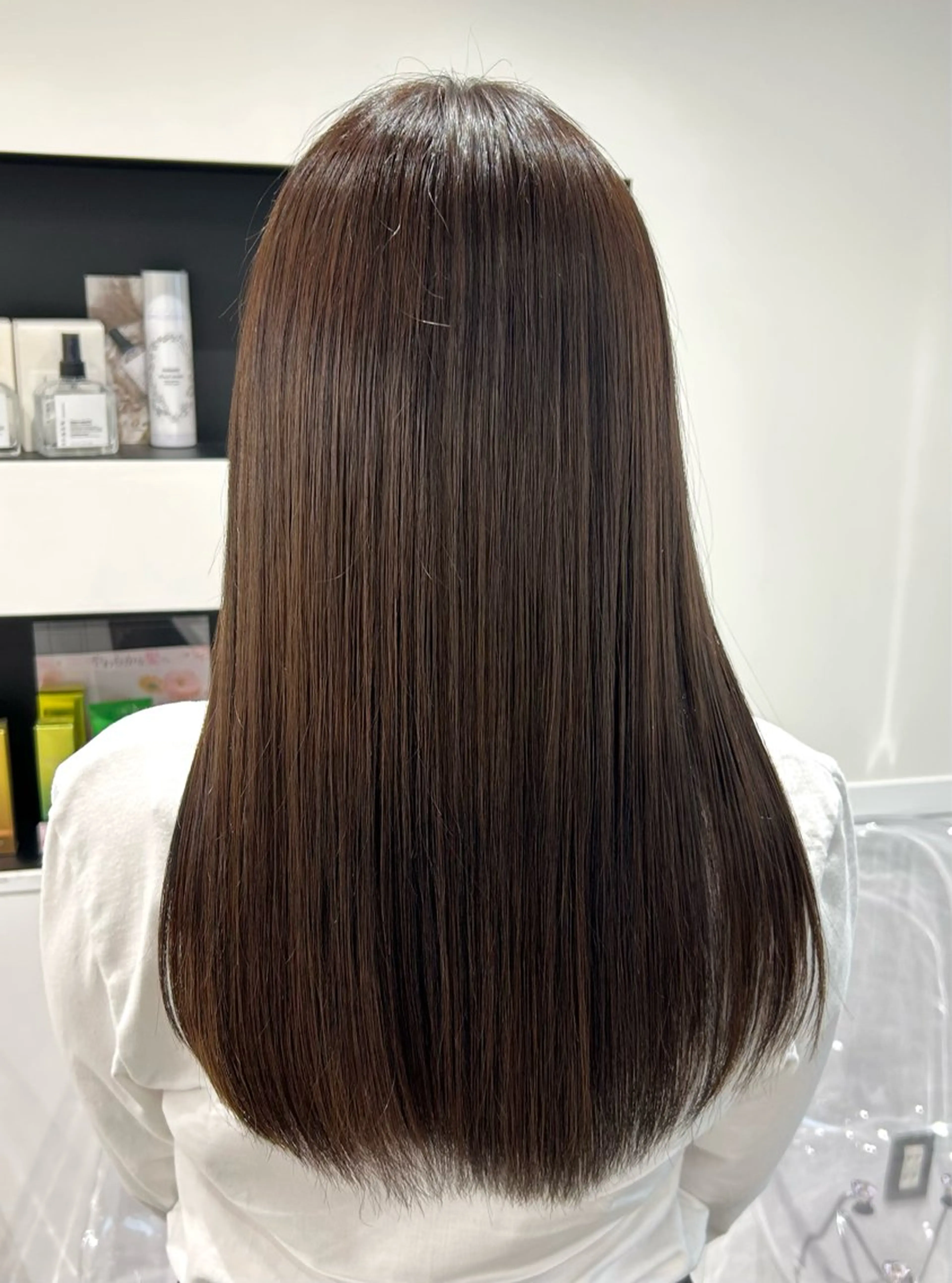 ロング カラー ブラウンカラー 透明感カラー 髪質改善 トリートメント ちょめ/八王子 ZEST emuのヘアスタイル