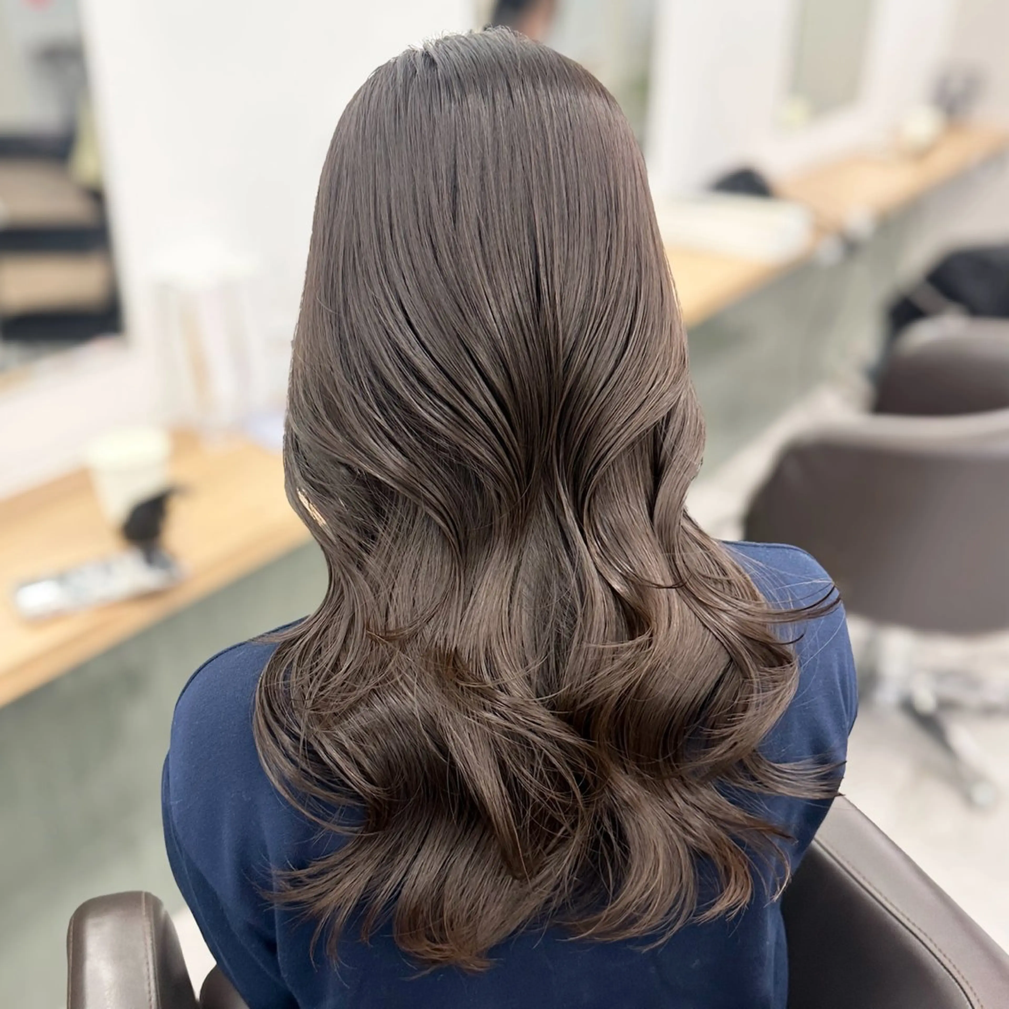 セミロング カラー カット ヘアカラー トリートメント ブリーチなし/レイヤ ー特化🌈Tommyのヘアスタイル