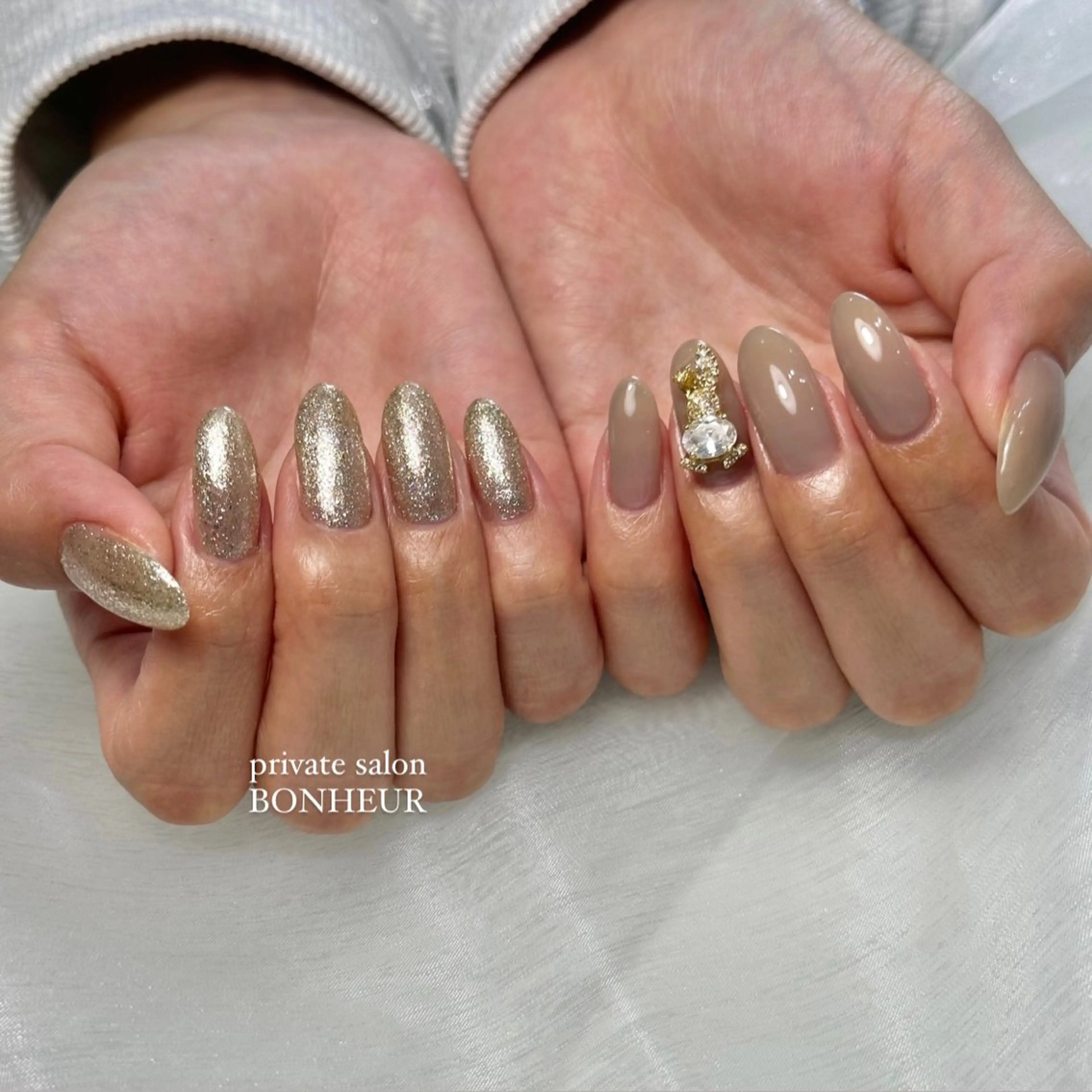 ネイル ハンドネイル BONHEUR Annaのネイルデザイン