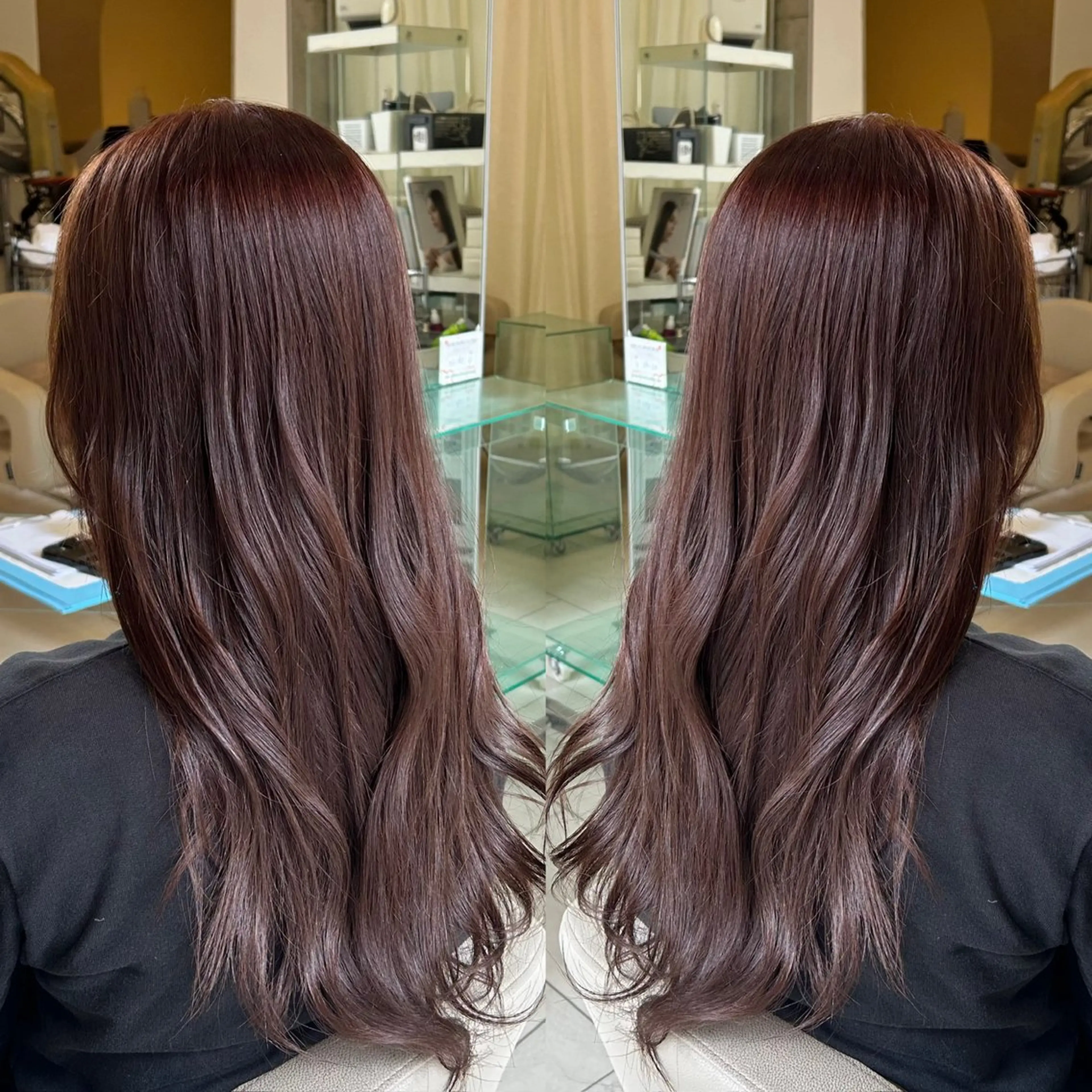 ロング ヘアカラー MODEK's アヤナのヘアスタイル