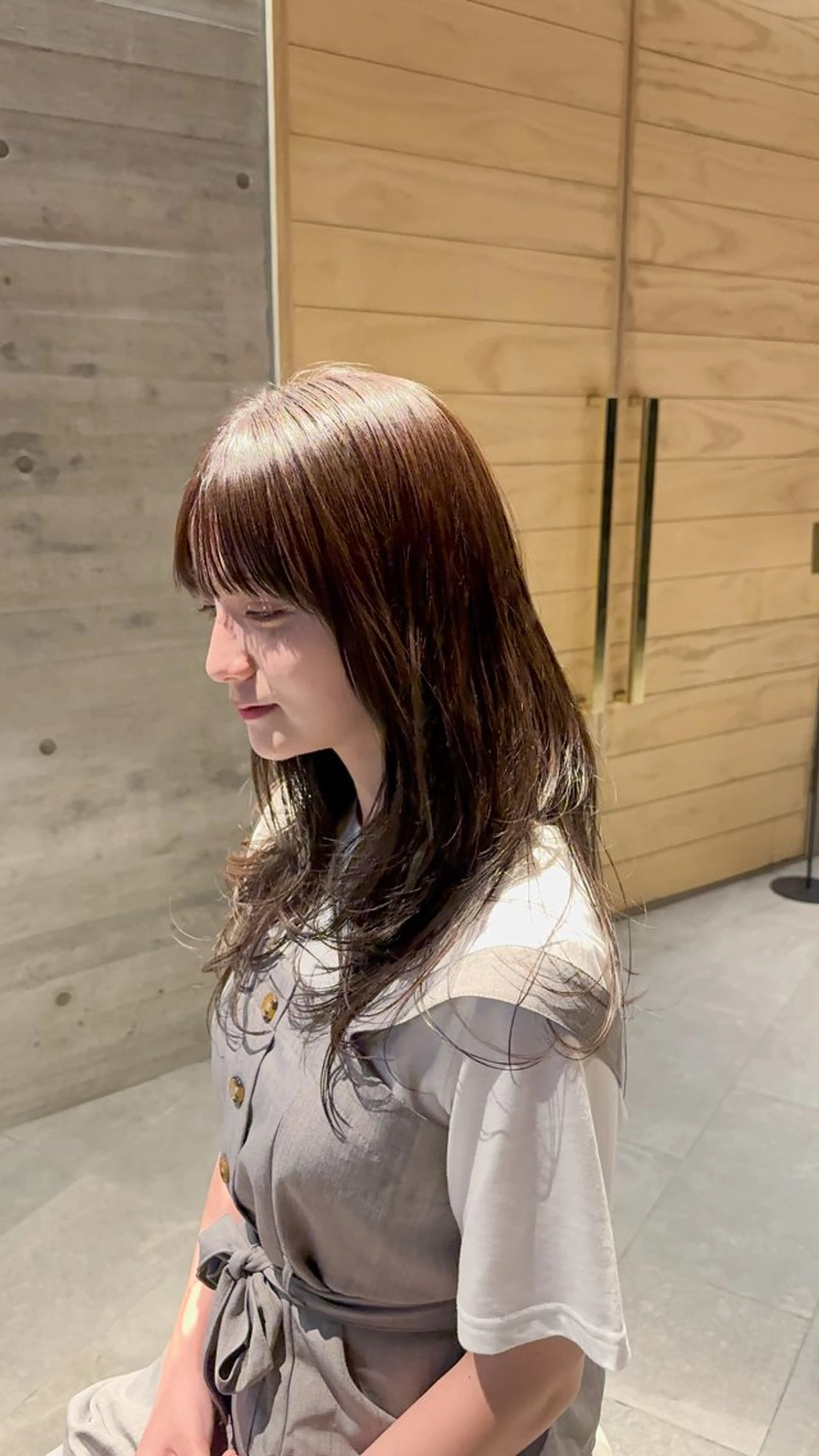 ロング カット ヘアカラー Kingdom鎌倉所属・透明感カラー/艶髪 /鎌倉/ヤタベケンタのヘアスタイル