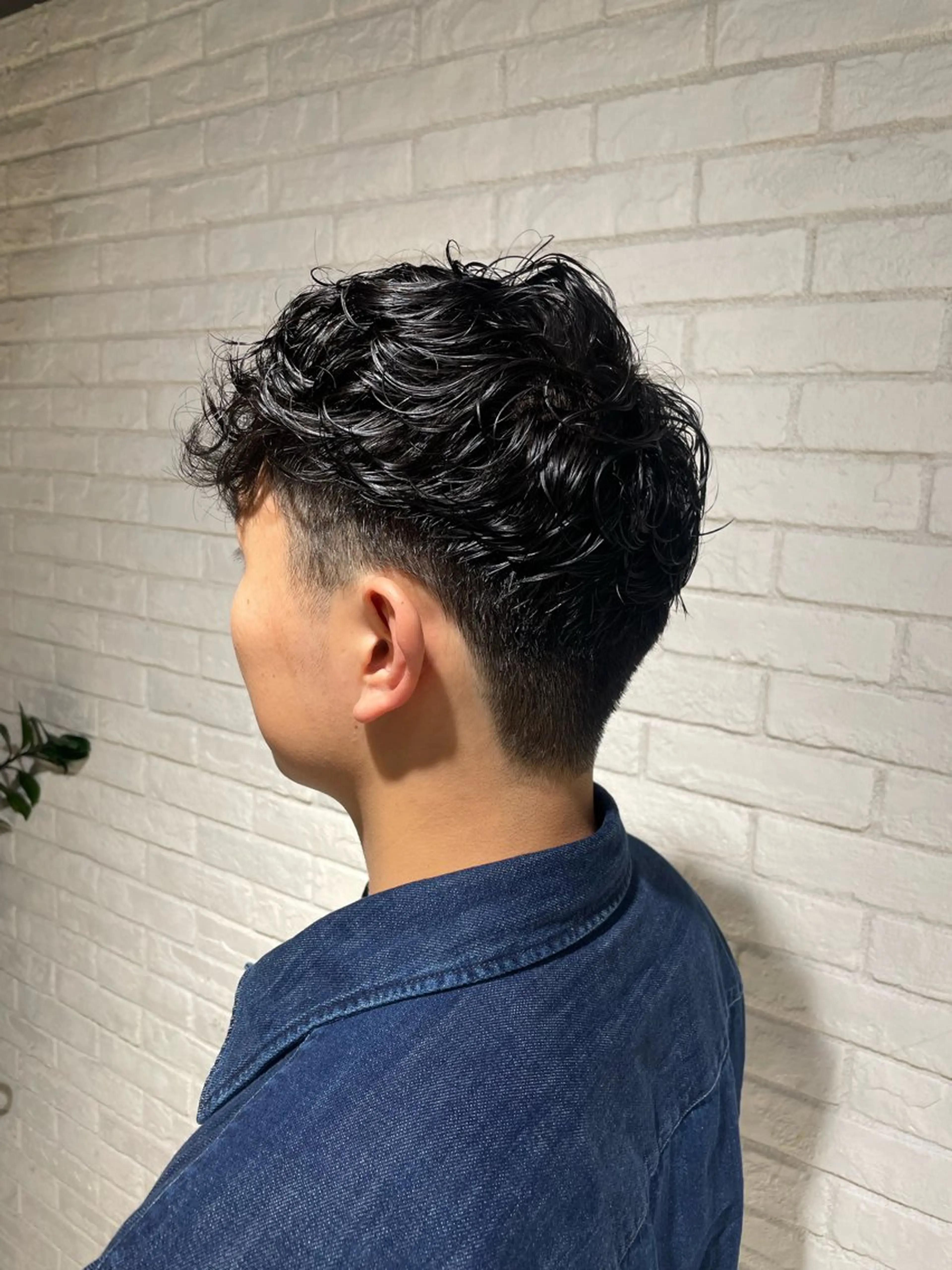 パーマ メンズ スペインカール カット パーマ ZENKO  吉祥寺chere所属・小野寺 もものヘアスタイル