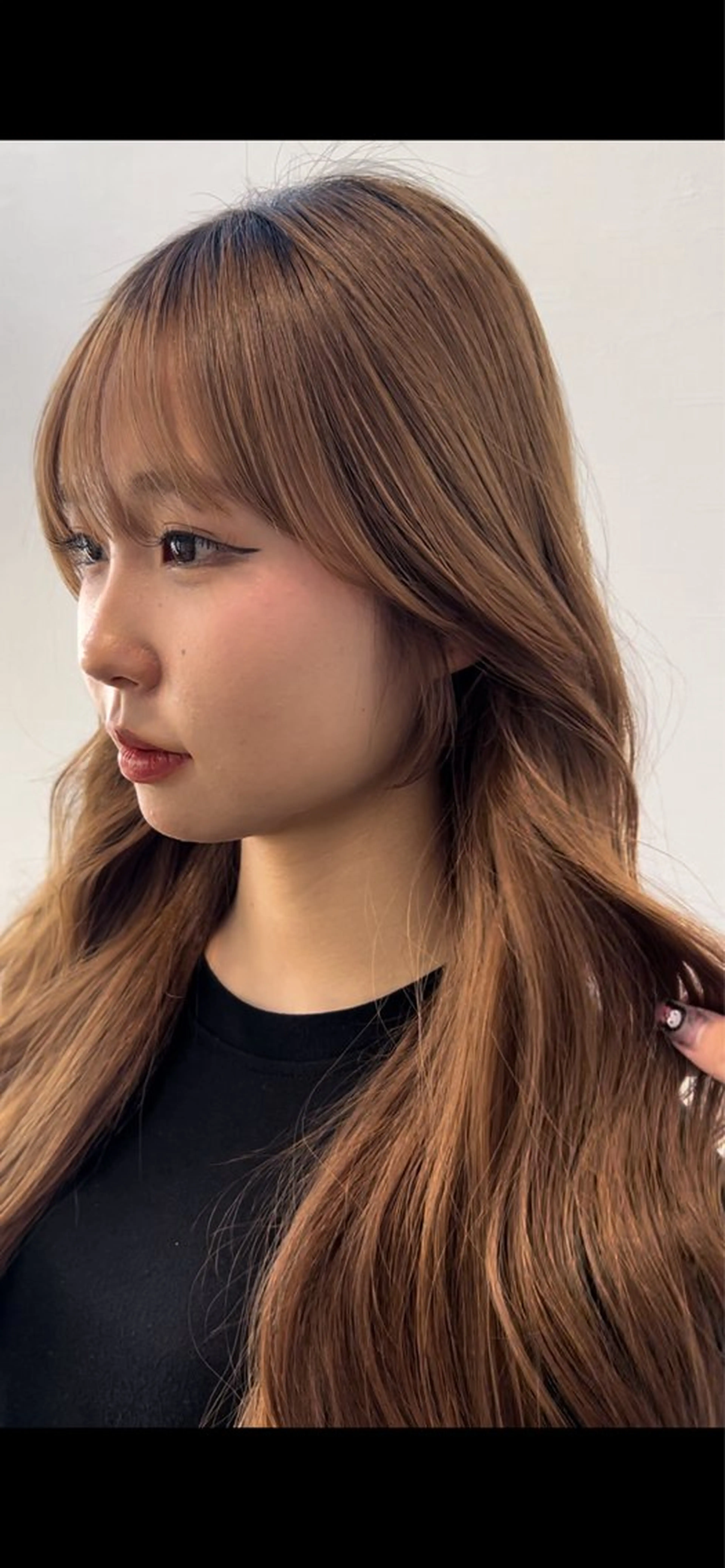 ロング 似合わせ前髪/ 小顔カット🎀そうのヘアスタイル