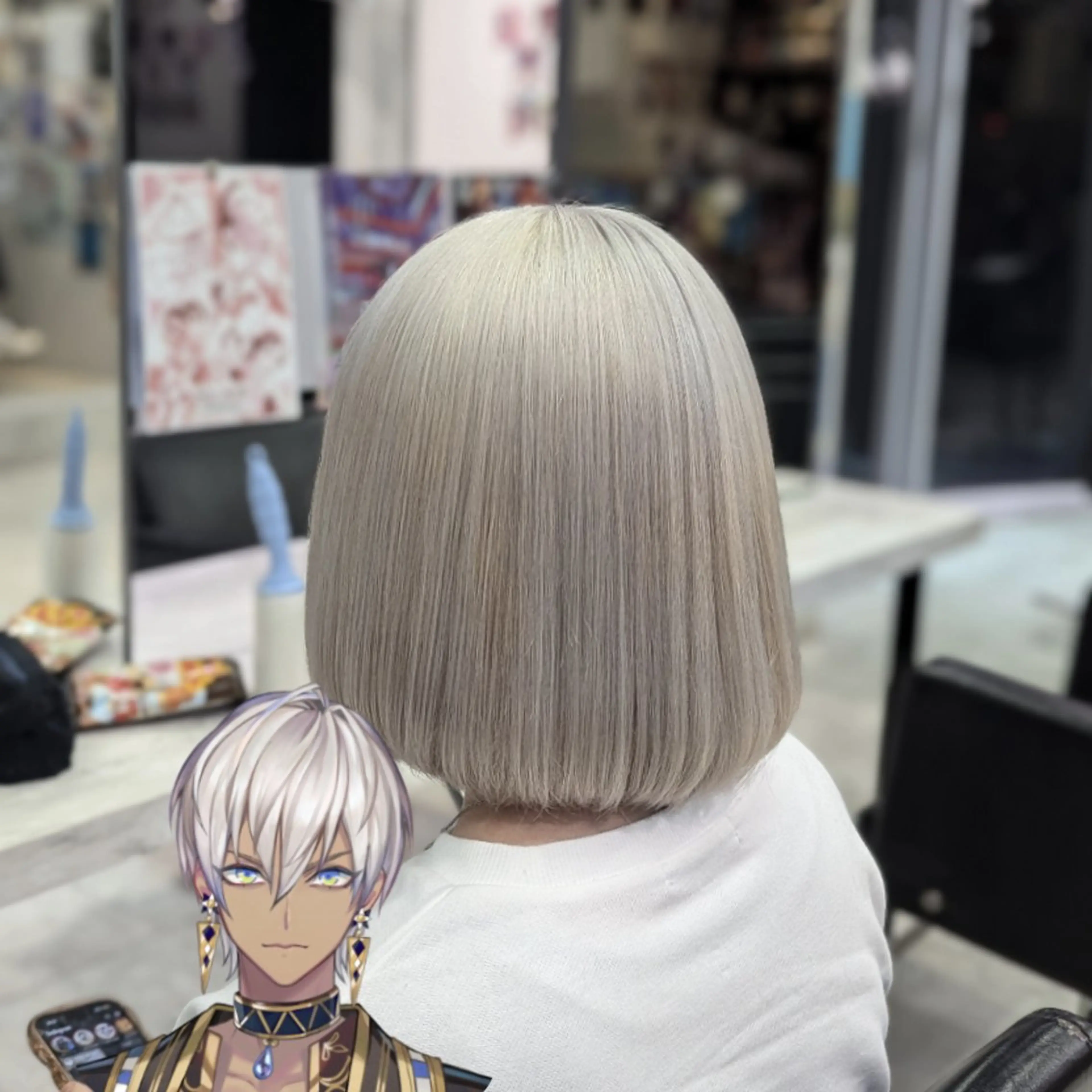 推しカラー🦉にじさ んじカラー🌈🕒✨のヘアスタイル