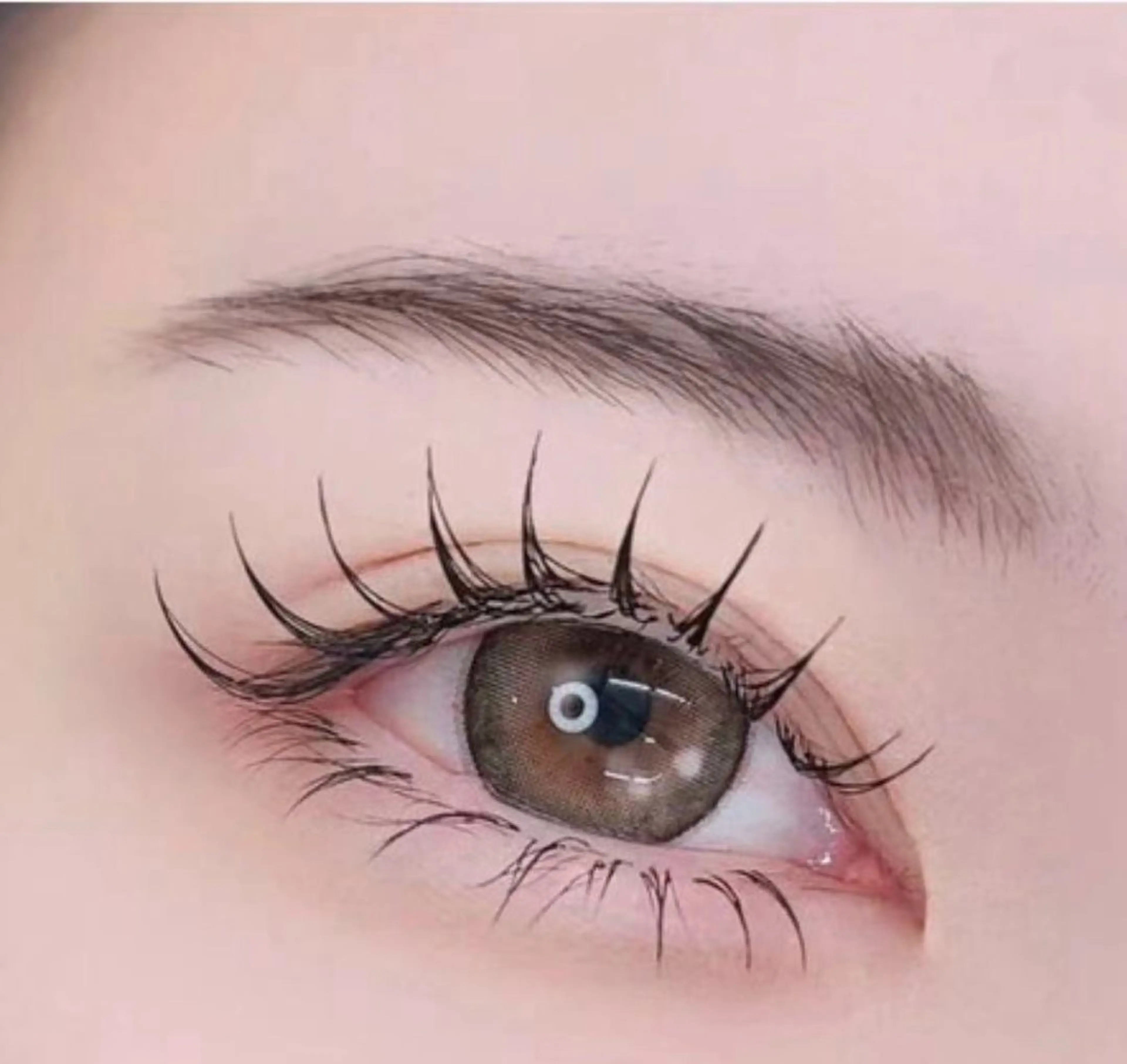 上まつげパーマの写真