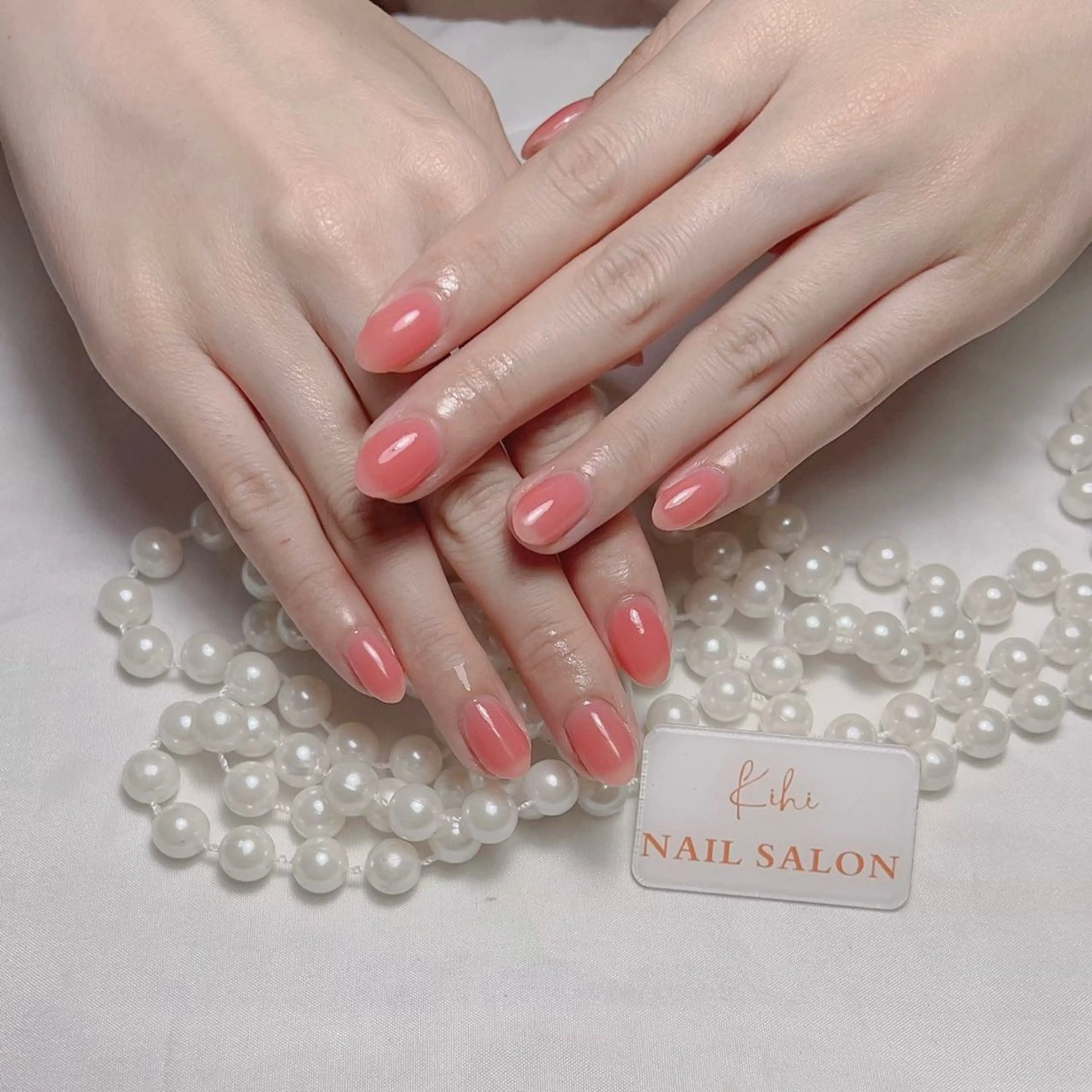 ネイル アートネイル フレンチネイル ジェルネイル グラデーション 韓国ネイル ハンドネイル 💕鈴木ユリ パラジェル/オフ無料のネイルデザイン