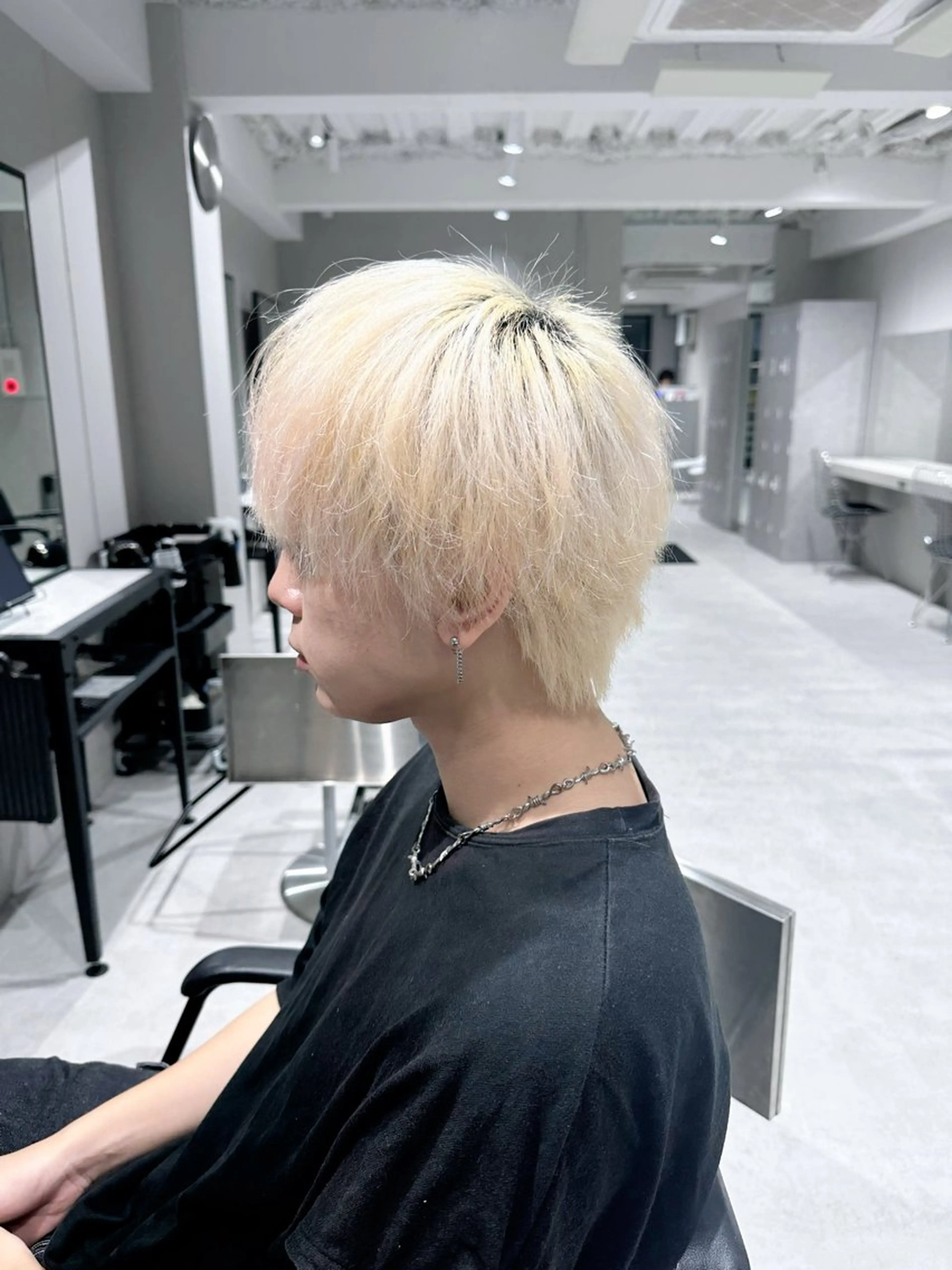 ミディアム メンズ マッシュウルフ マッシュ メンズウルフカット ウルフカット カット 🍀メンズパーマ職人 池袋🍀Yuraのヘアスタイル