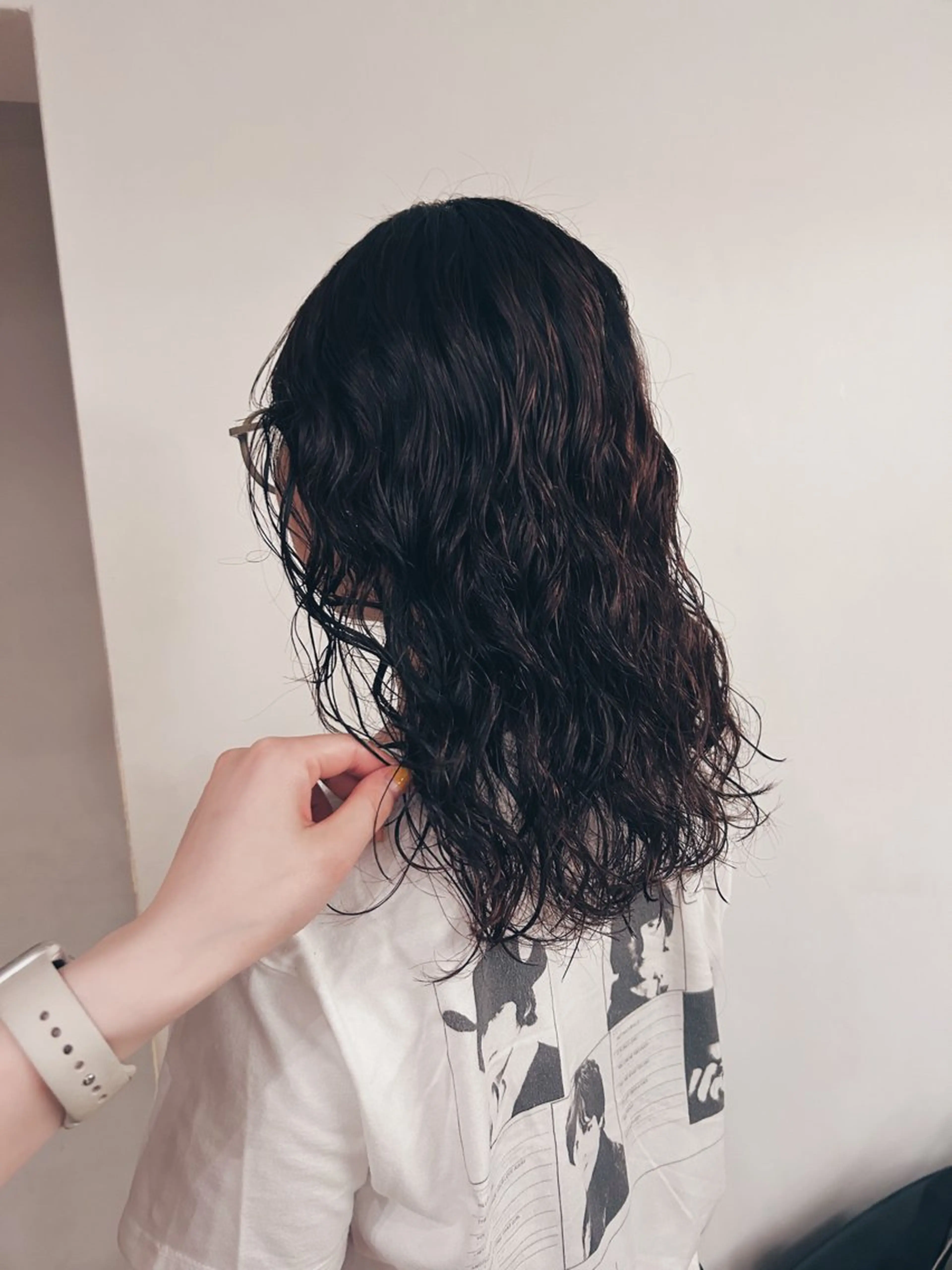 セミロング カット パーマ トリートメント 似合わせパーマ 🌼カンナのヘアスタイル