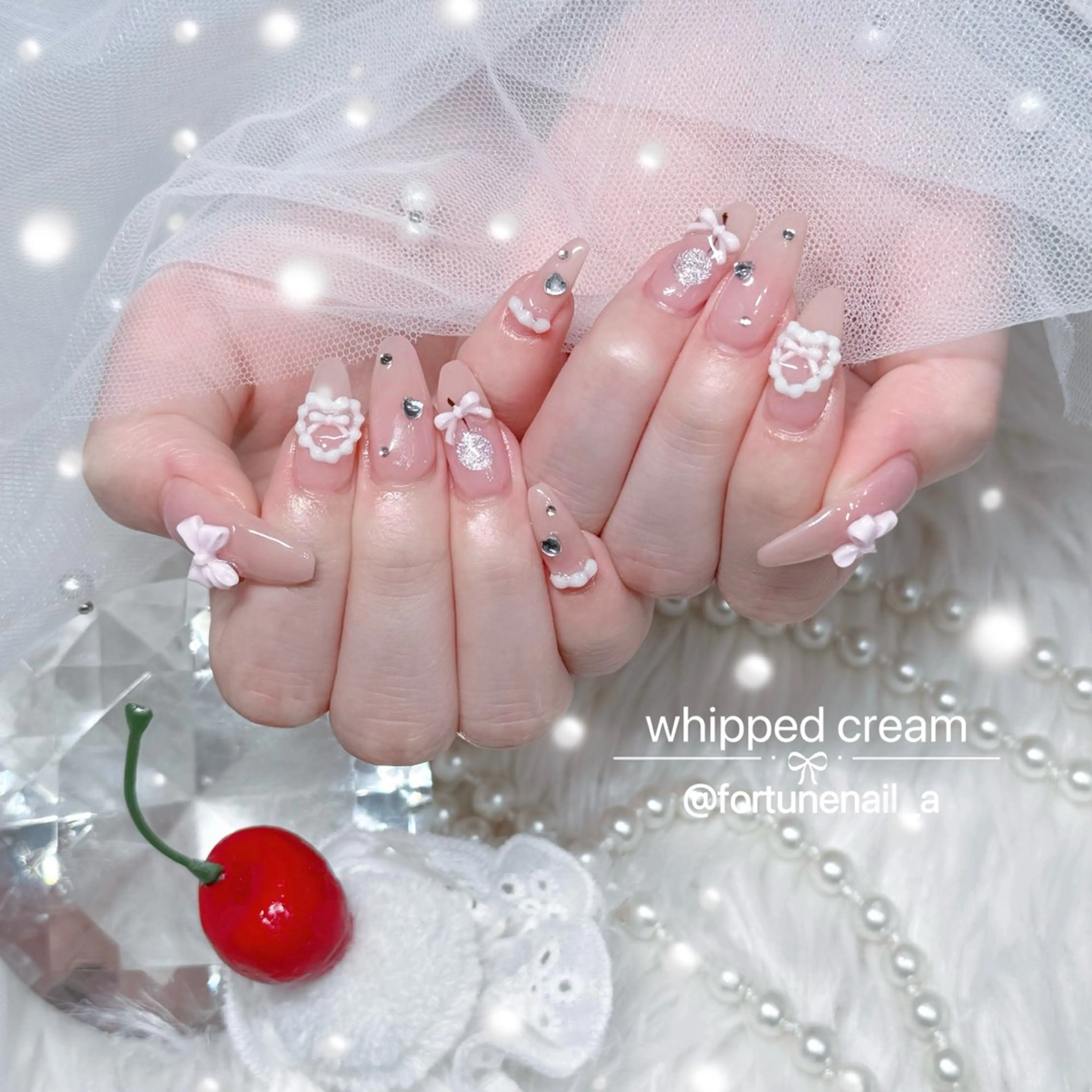 ネイル ハンドネイル ✩.*🎀 aoi🎀のネイルデザイン