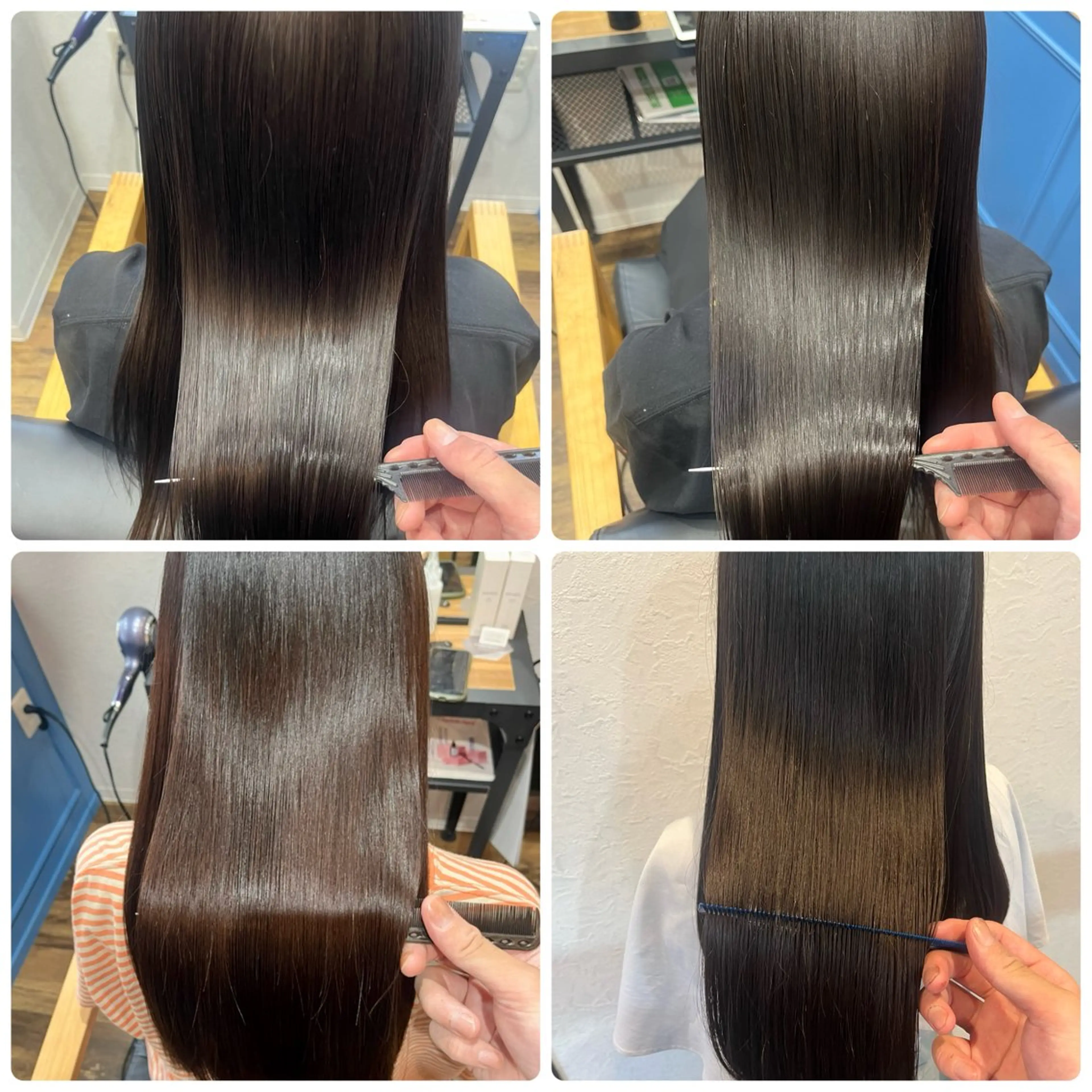 カット+業界最高峰シナジーハーツ縮毛矯正+METEOトリートメントの写真