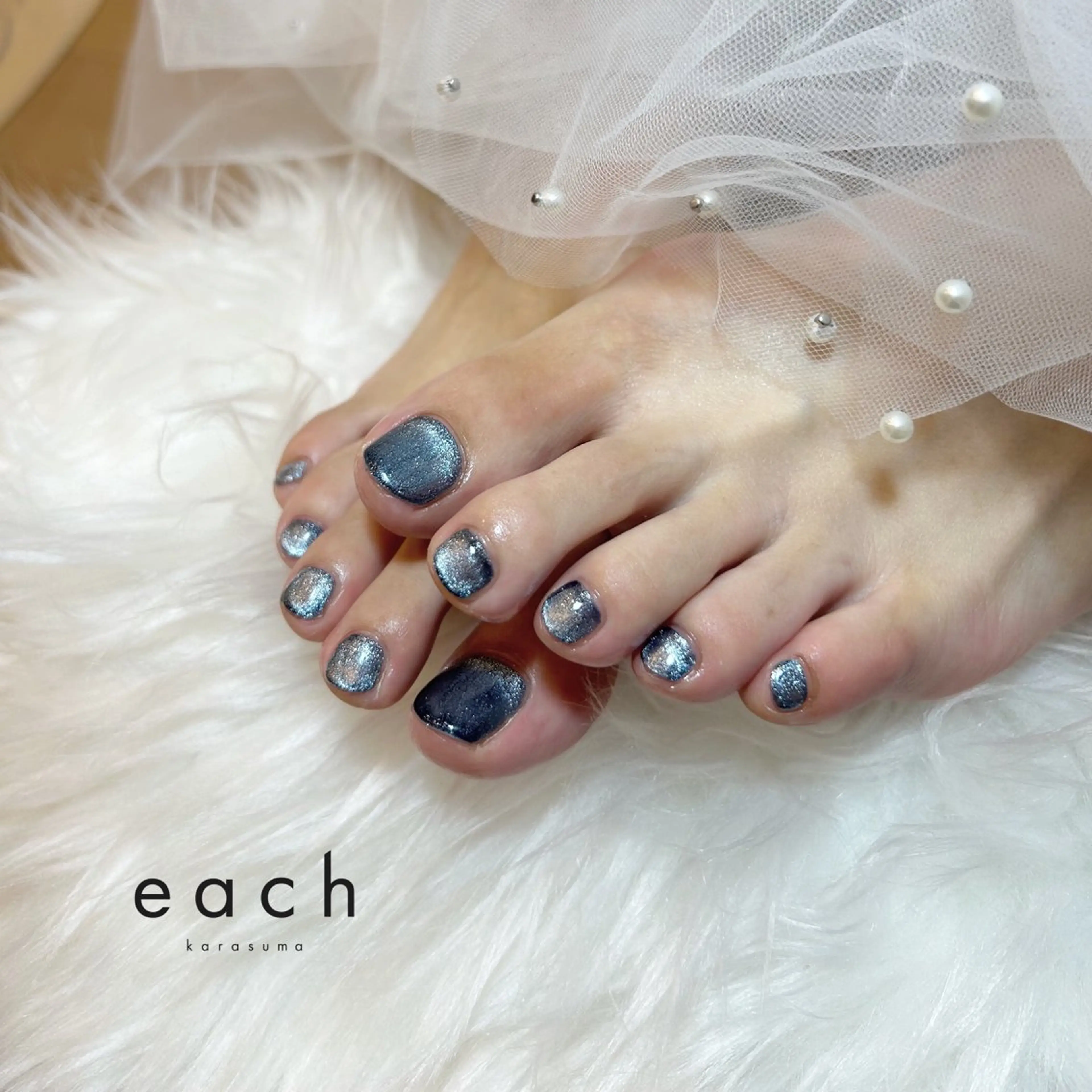 ネイル マグネットネイル Lueà Nail Salon所属・𝐋𝐮𝐞𝐚 kanako🕊のネイルデザイン